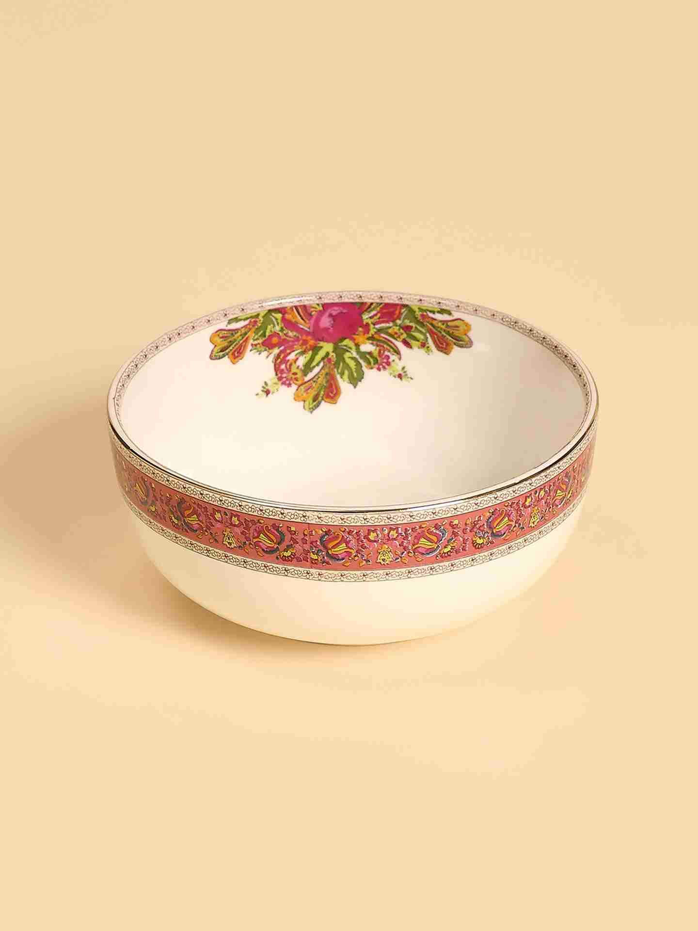 Multicolor Babushka Serving Bowl