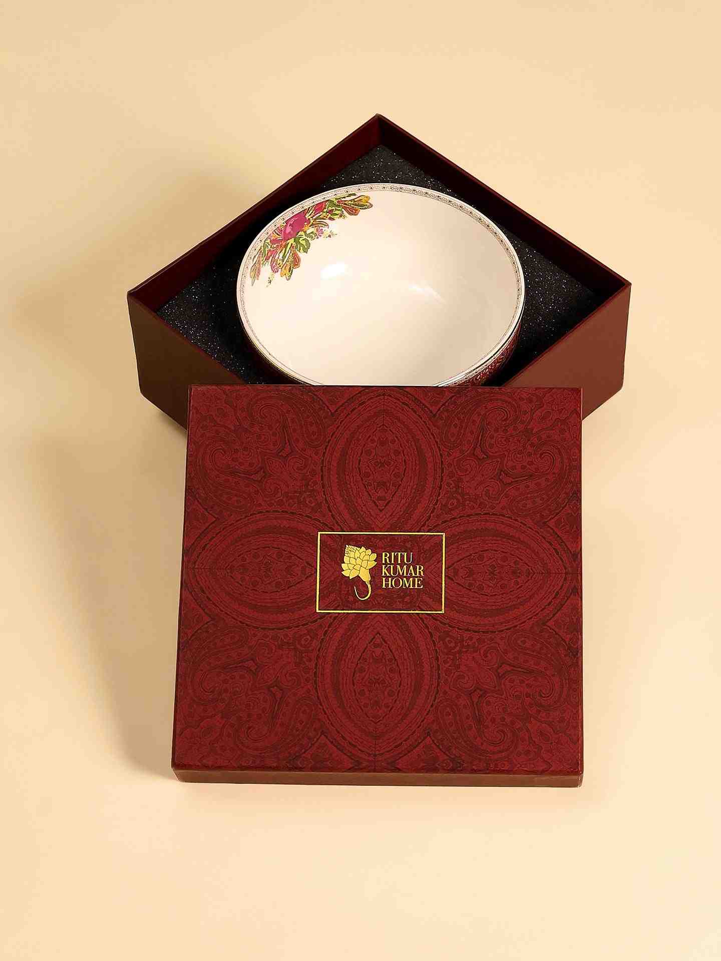 Multicolor Babushka Serving Bowl