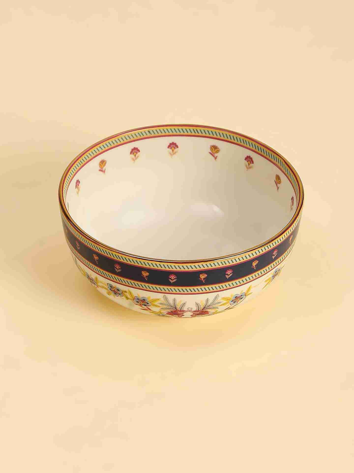 Navy Fantasia Serving Bowl