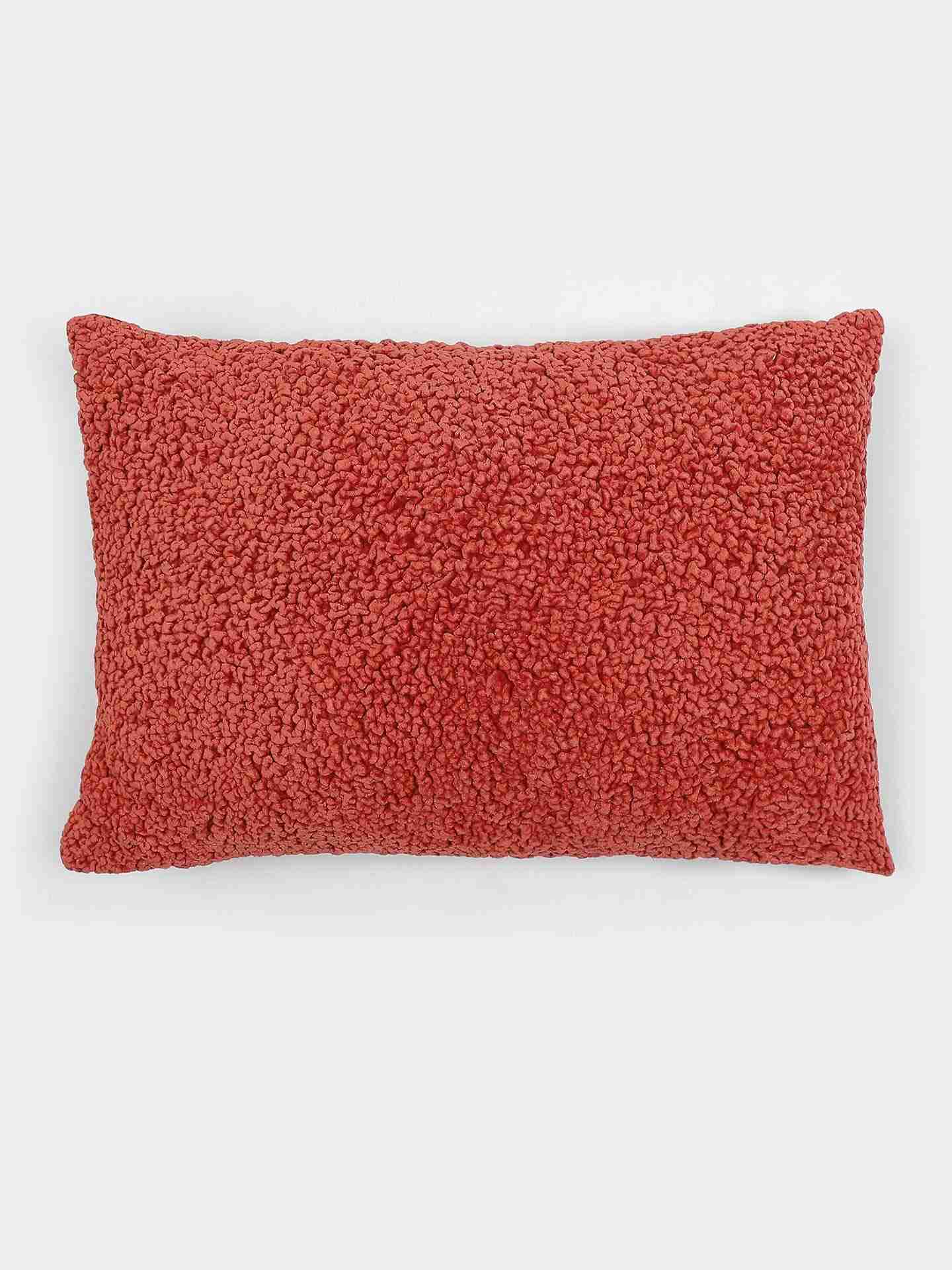 Red Floret Velvet Cushion