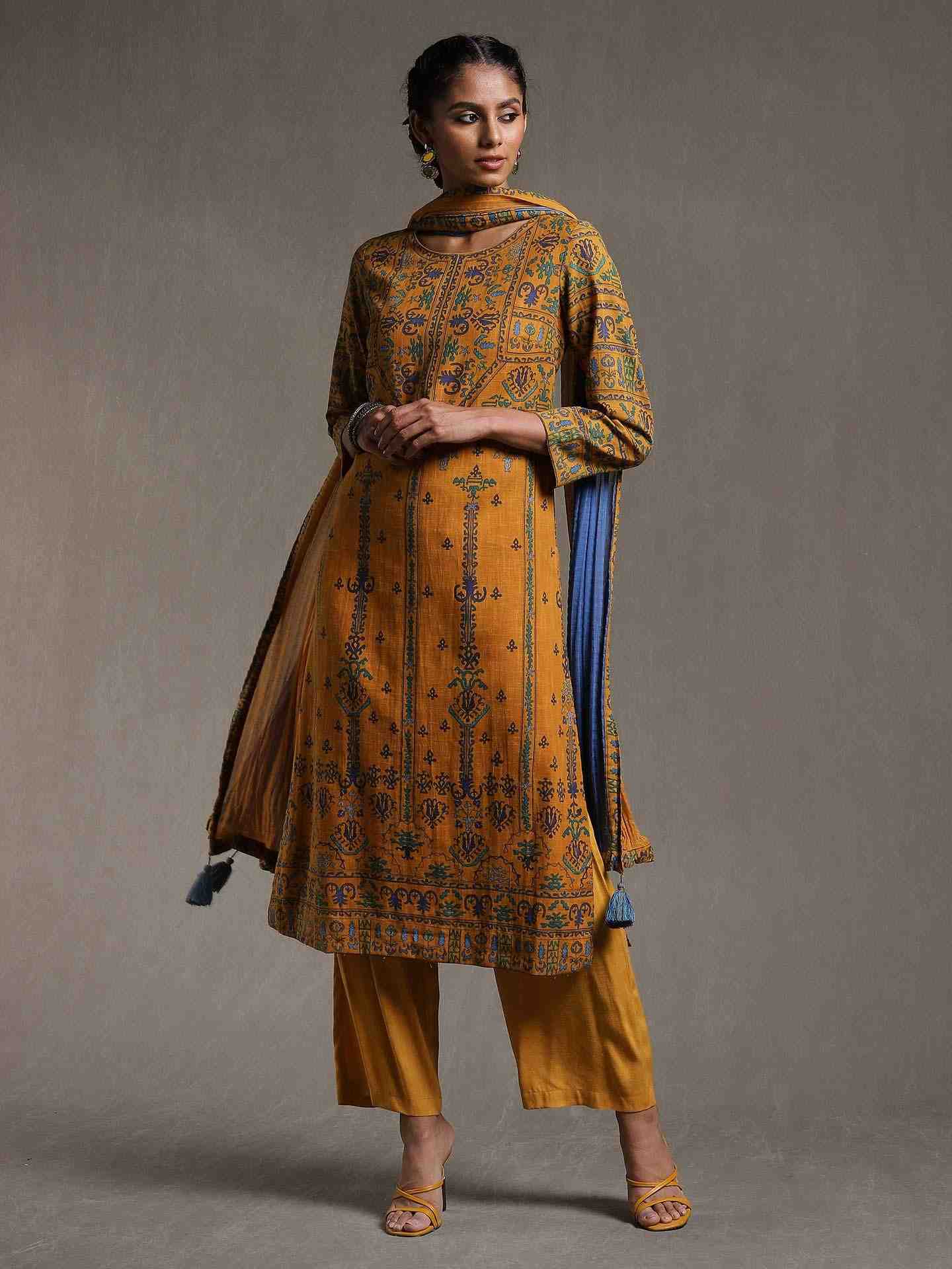 Yellow Egypt Suit Set