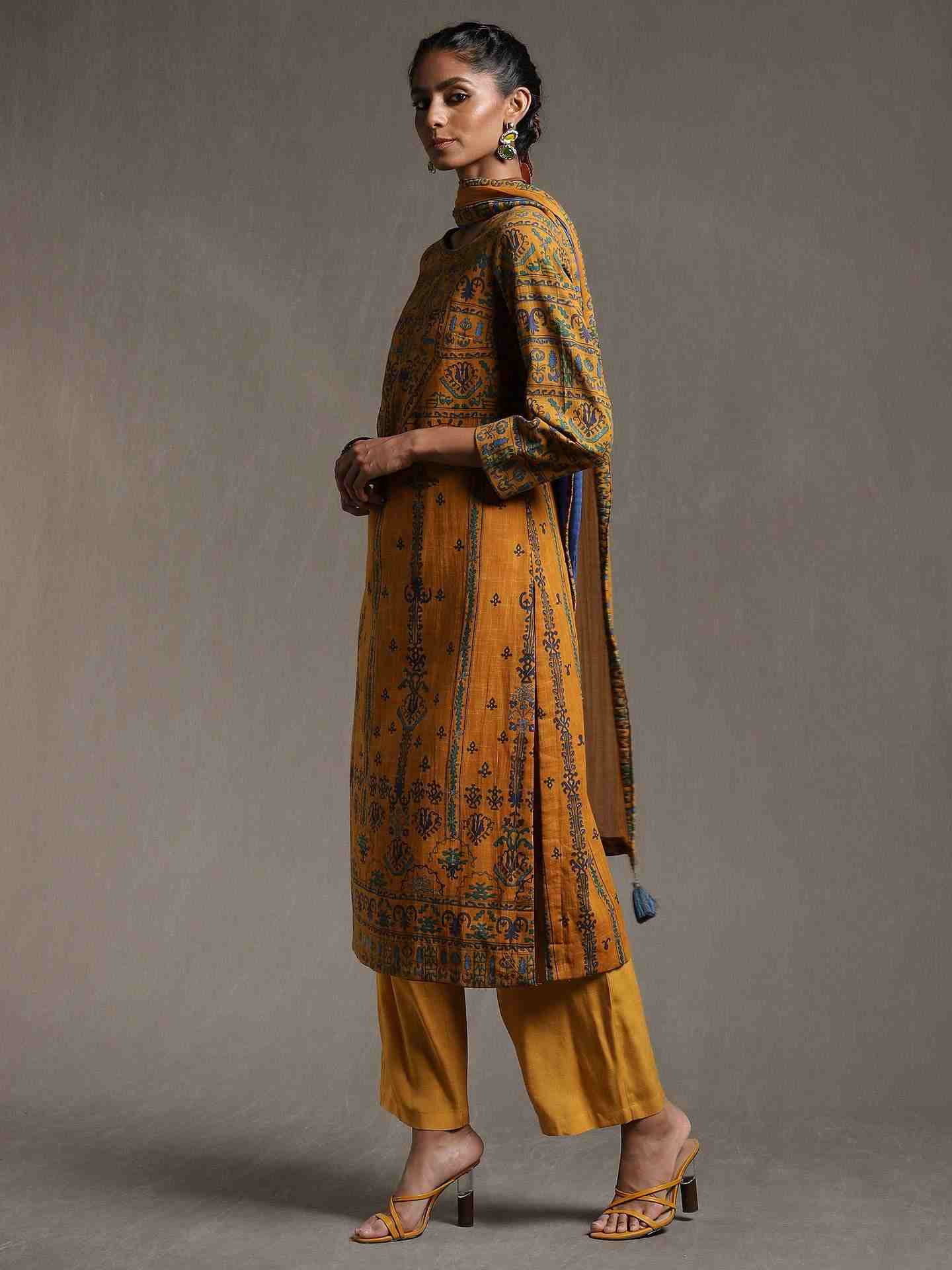 Yellow Egypt Suit Set