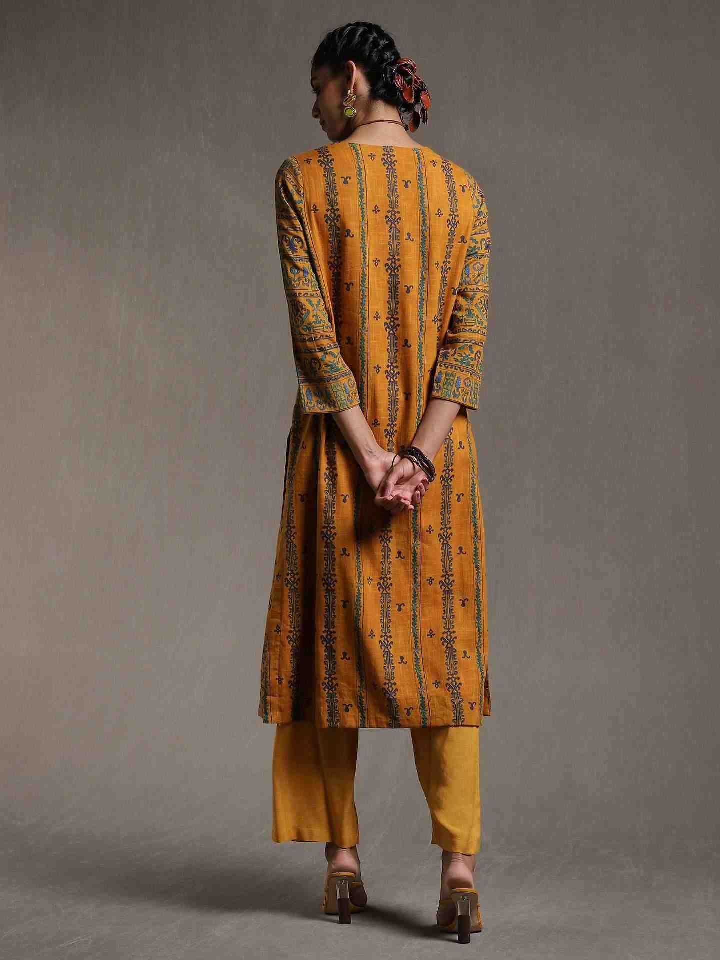 Yellow Egypt Suit Set