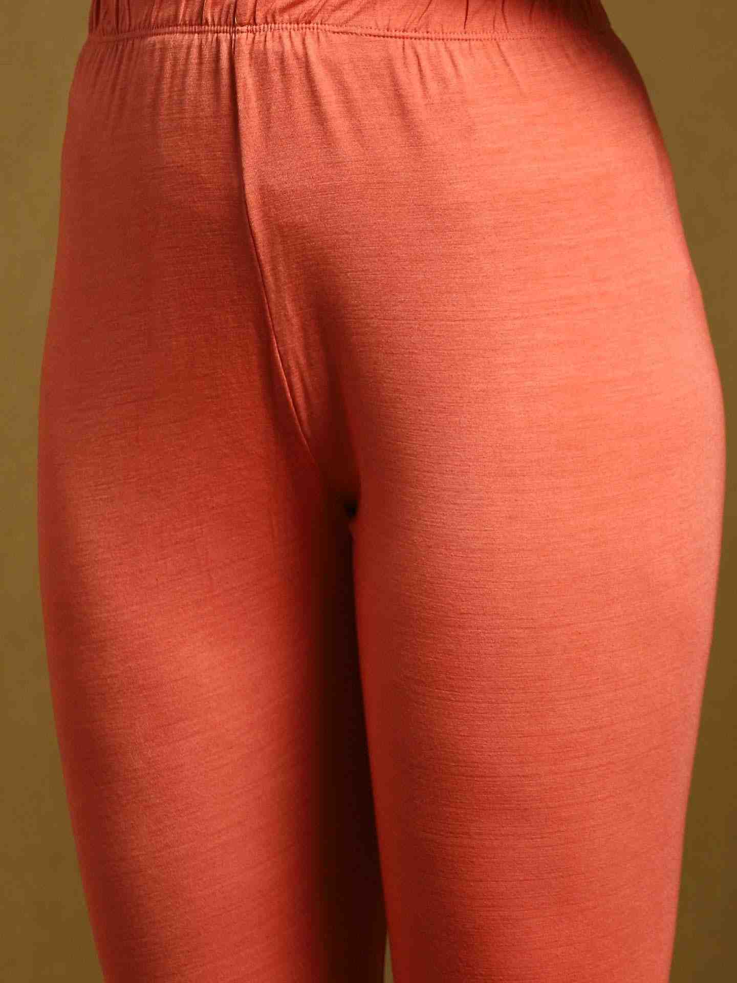 Peach Alyssa Crepe Anarkali Suit Set