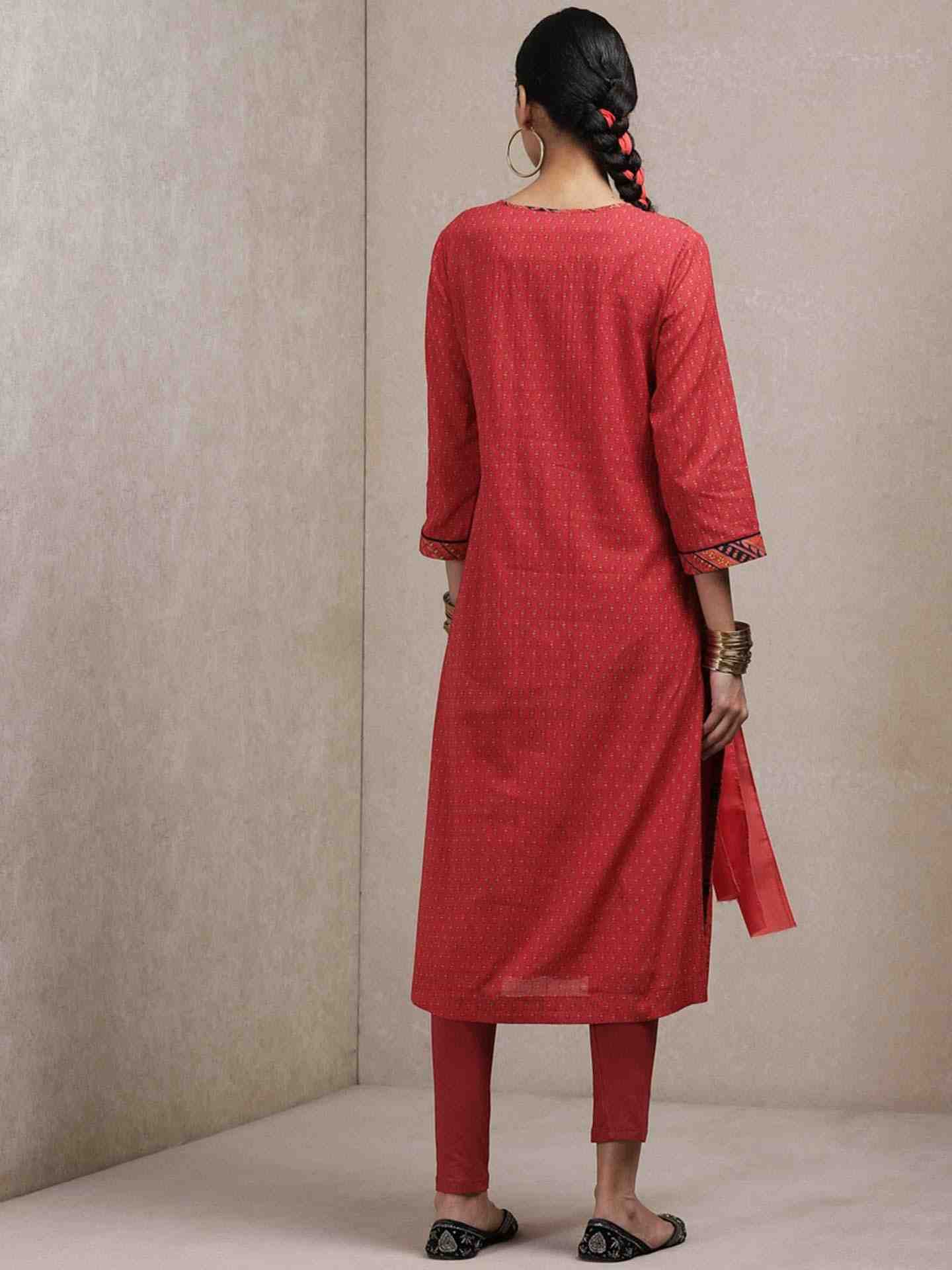 Burgundy Karun Suit Set