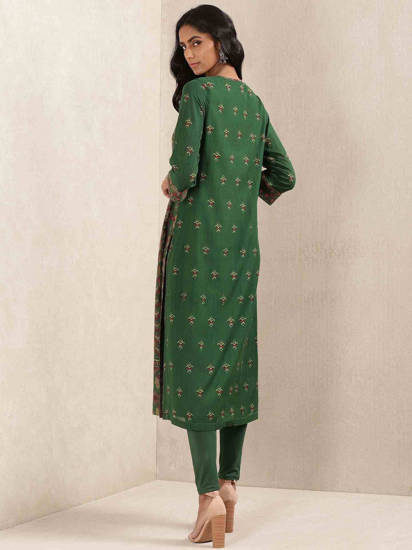 Green Indranil Suit Set
