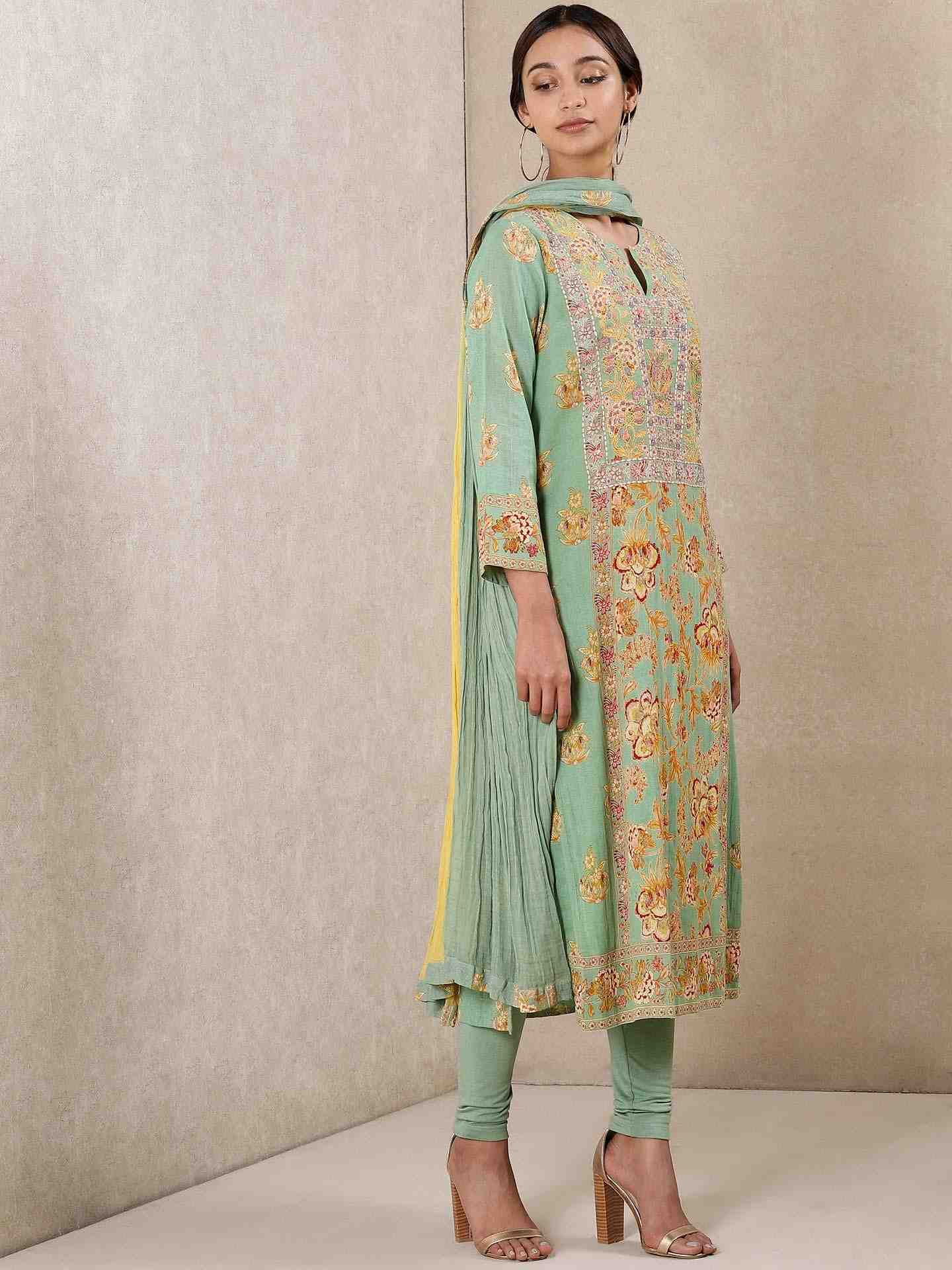 Green Magnolia Suit Set