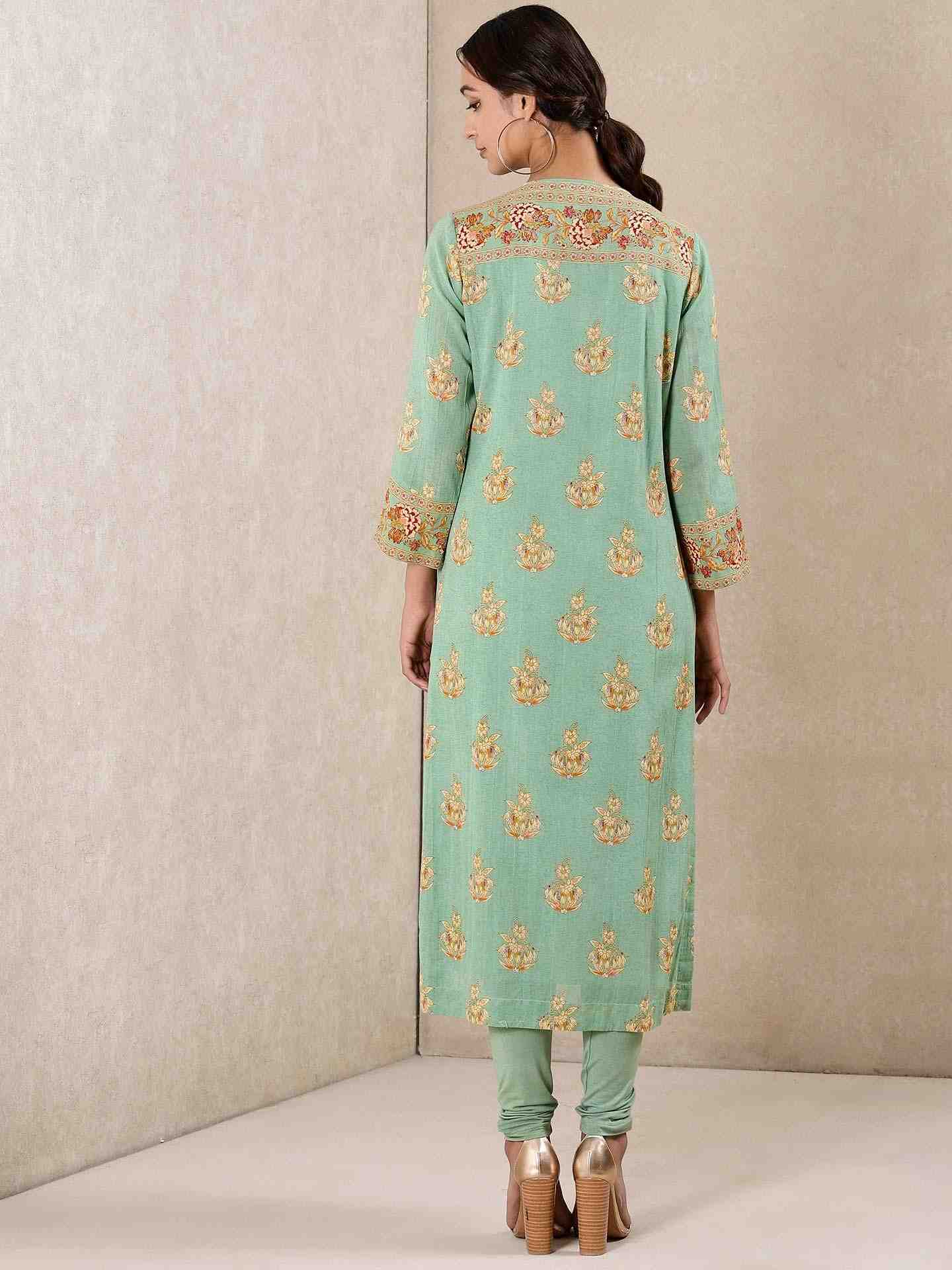 Green Magnolia Suit Set