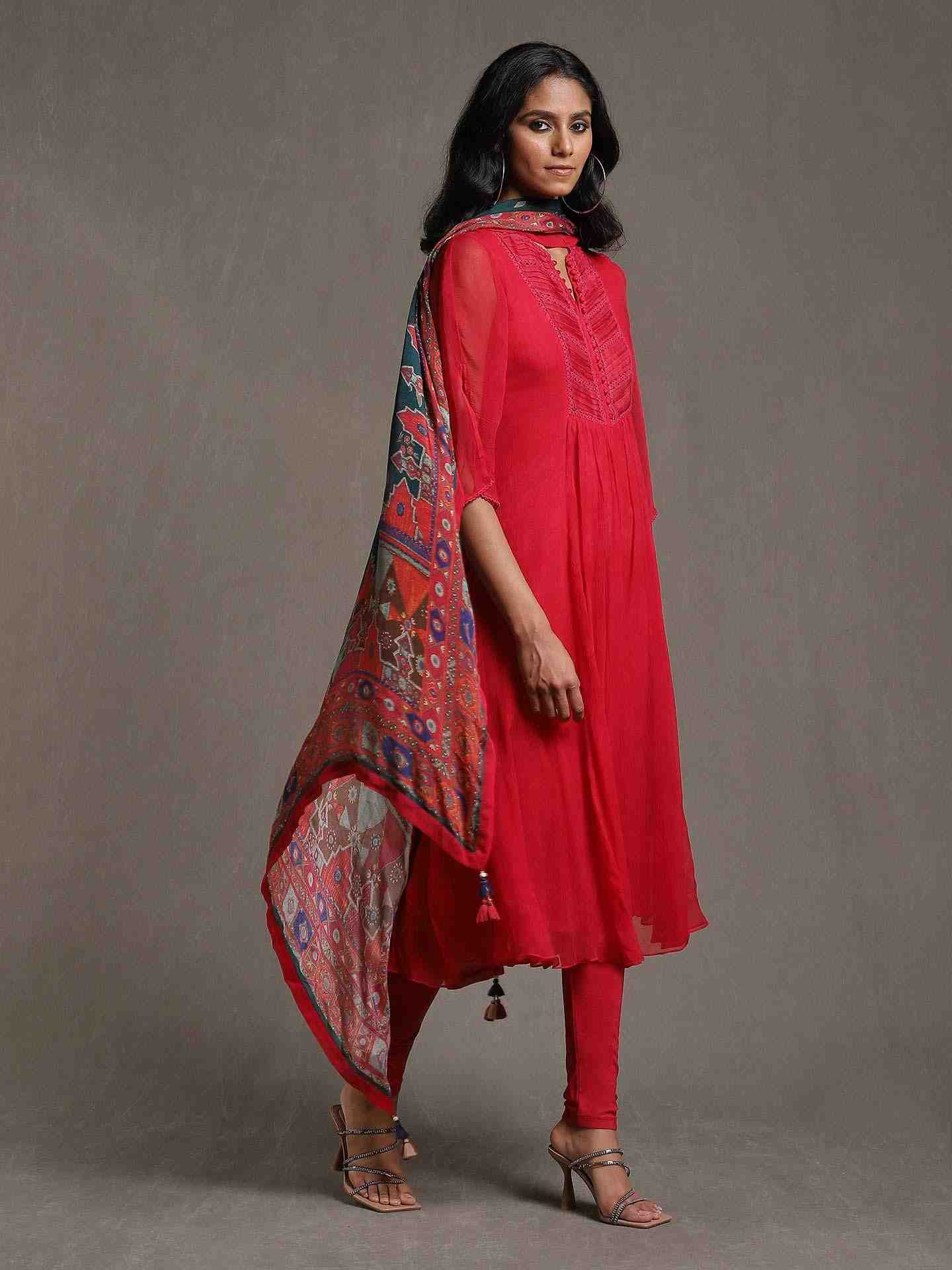 Fuchsia Erham Suit Set