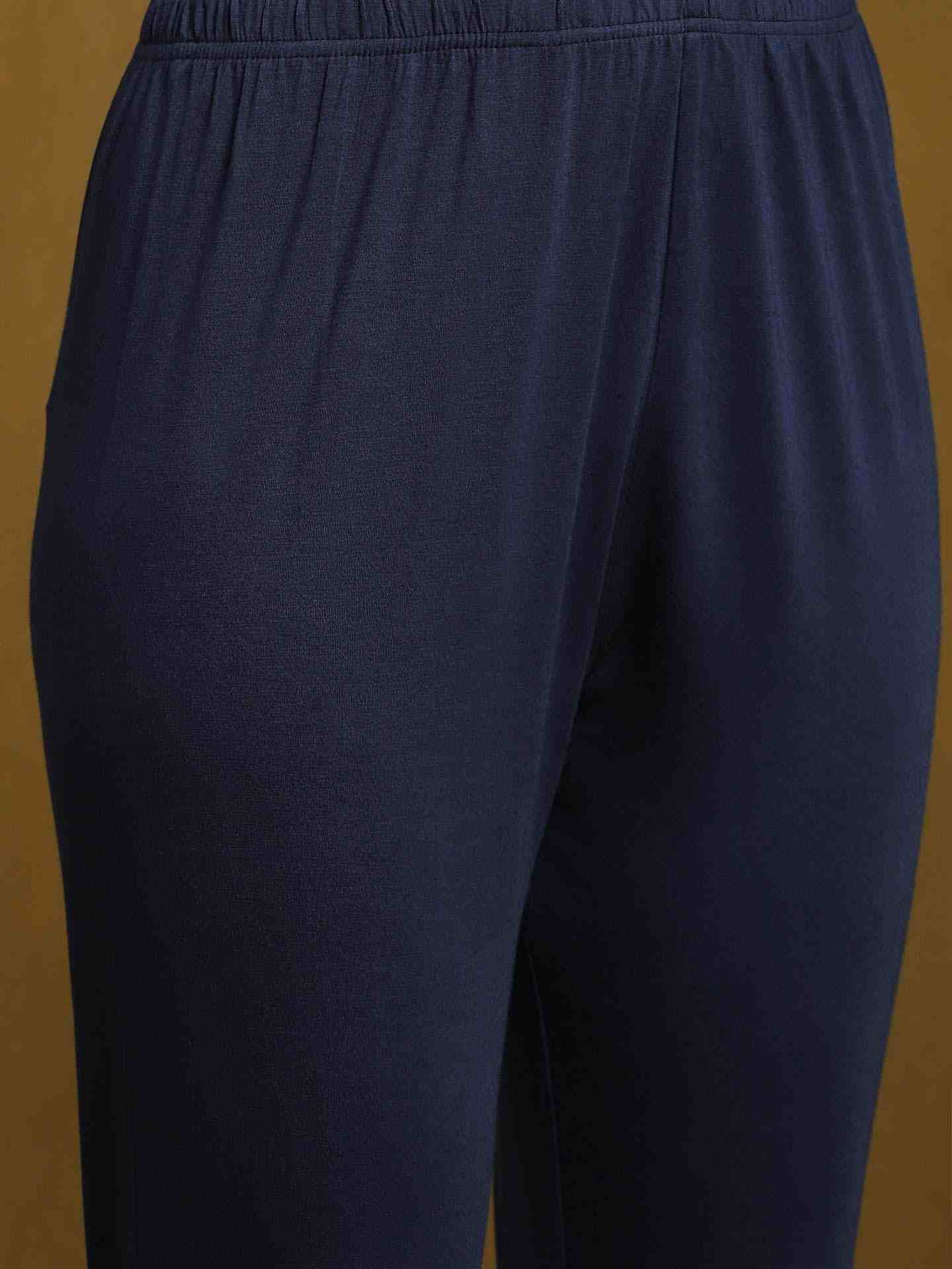 Blue Oriental Suit Set