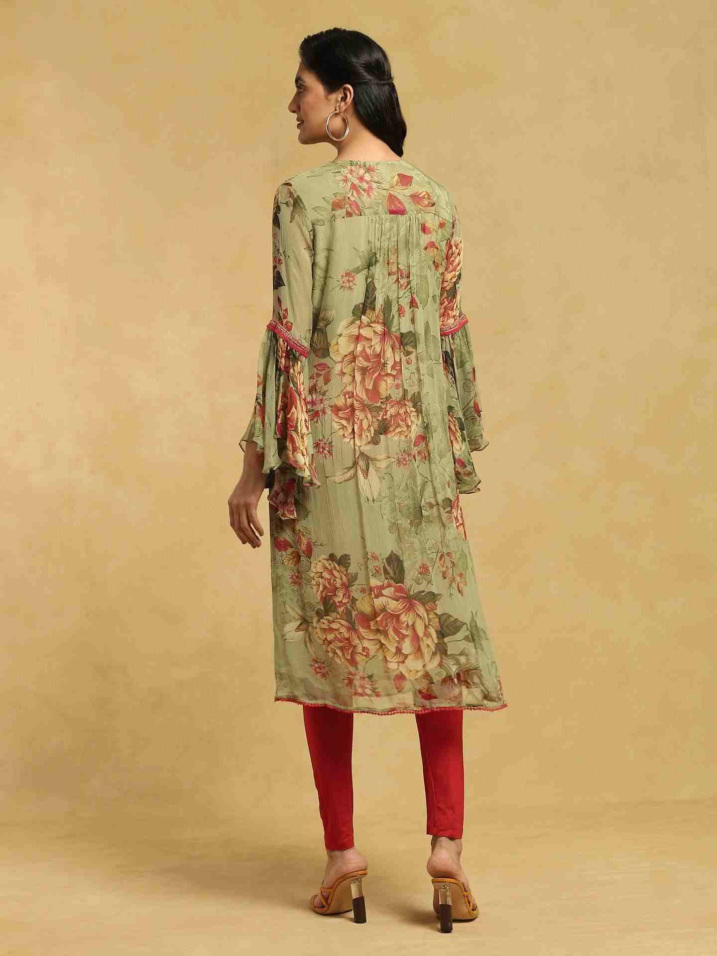 Green Divine Suit Set