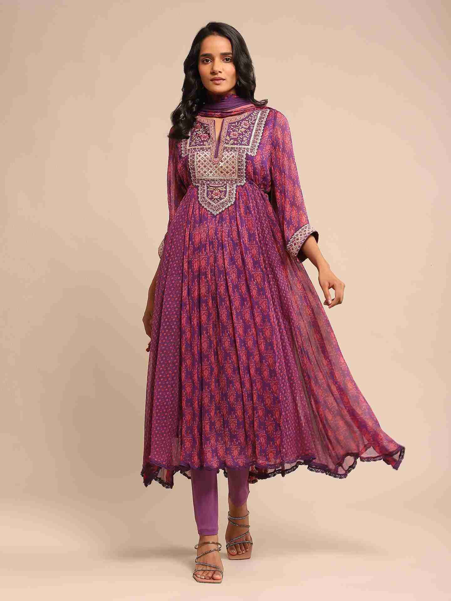 Purple Anantam Suit Set