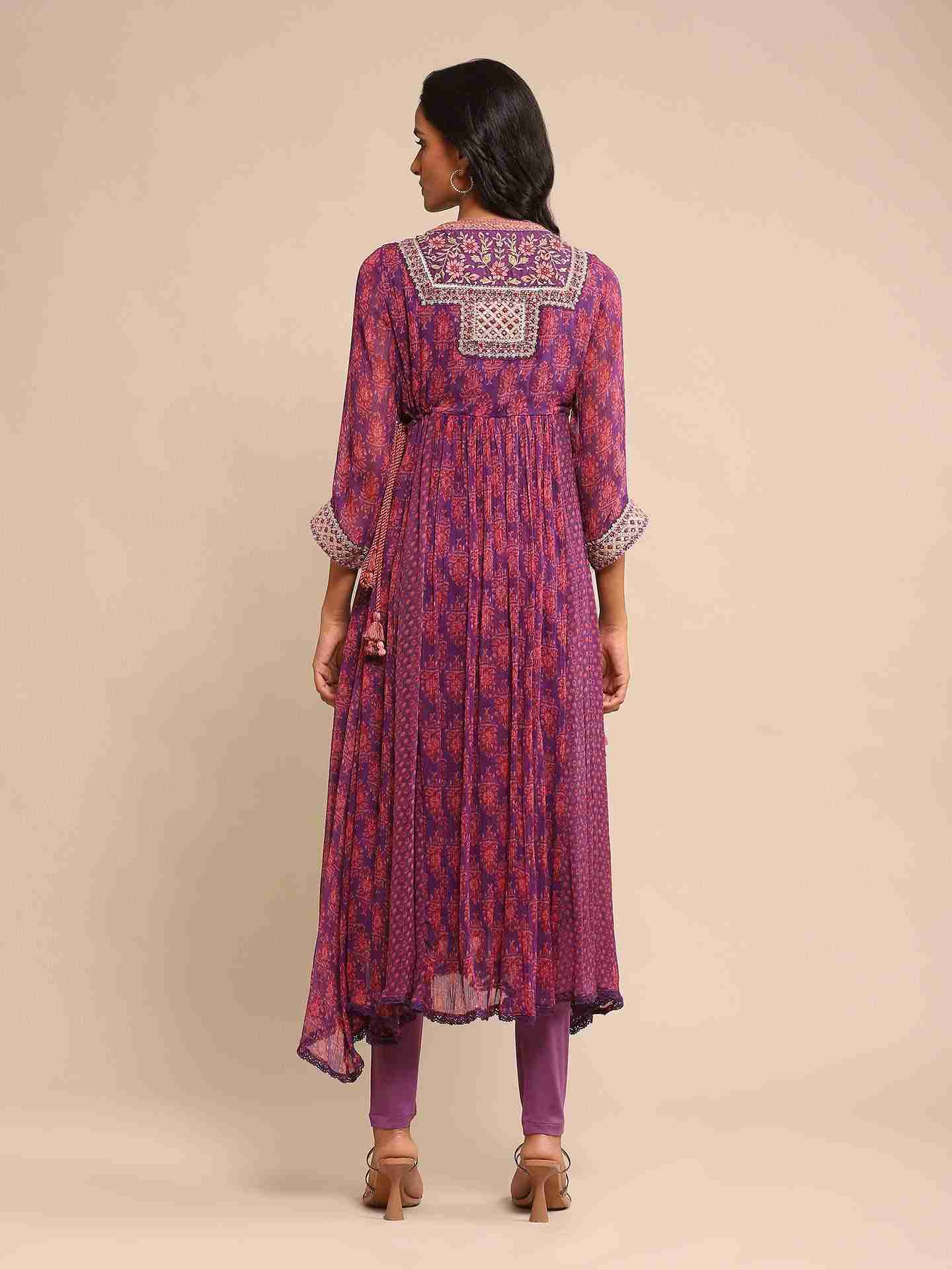 Purple Anantam Suit Set