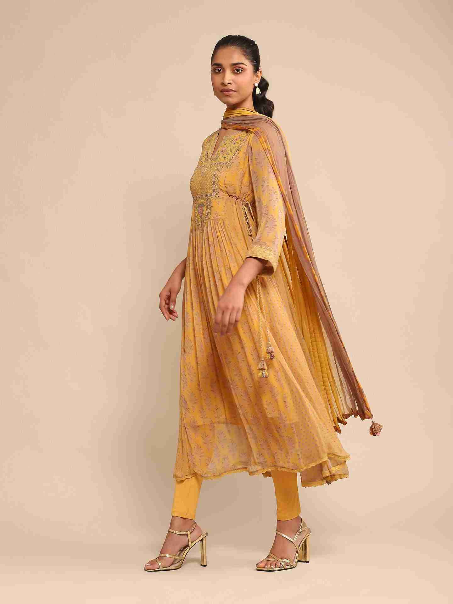 Yellow Anantam Suit Set