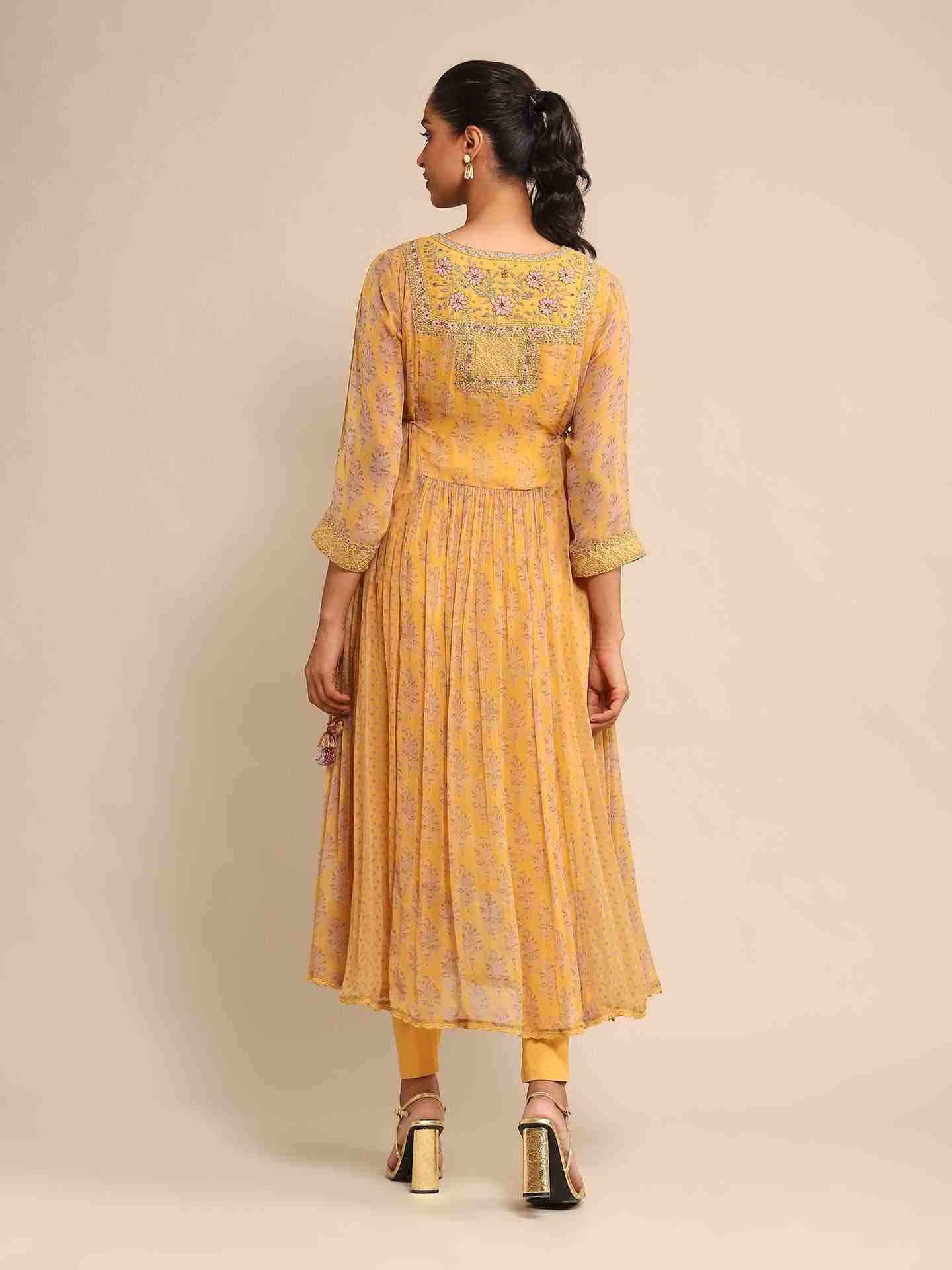 Yellow Anantam Suit Set