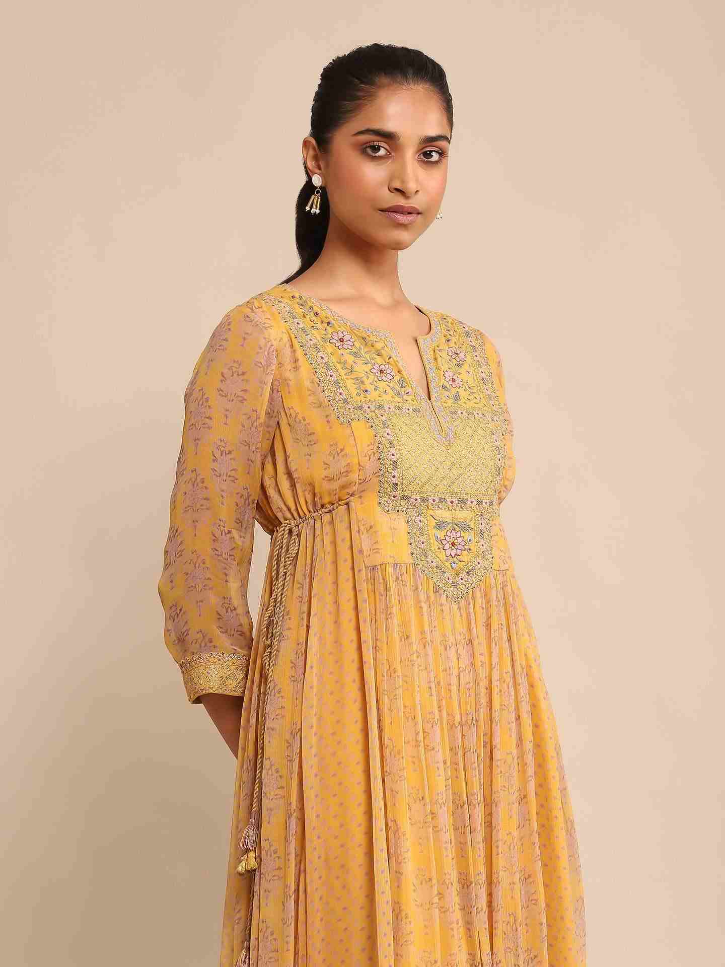Yellow Anantam Suit Set
