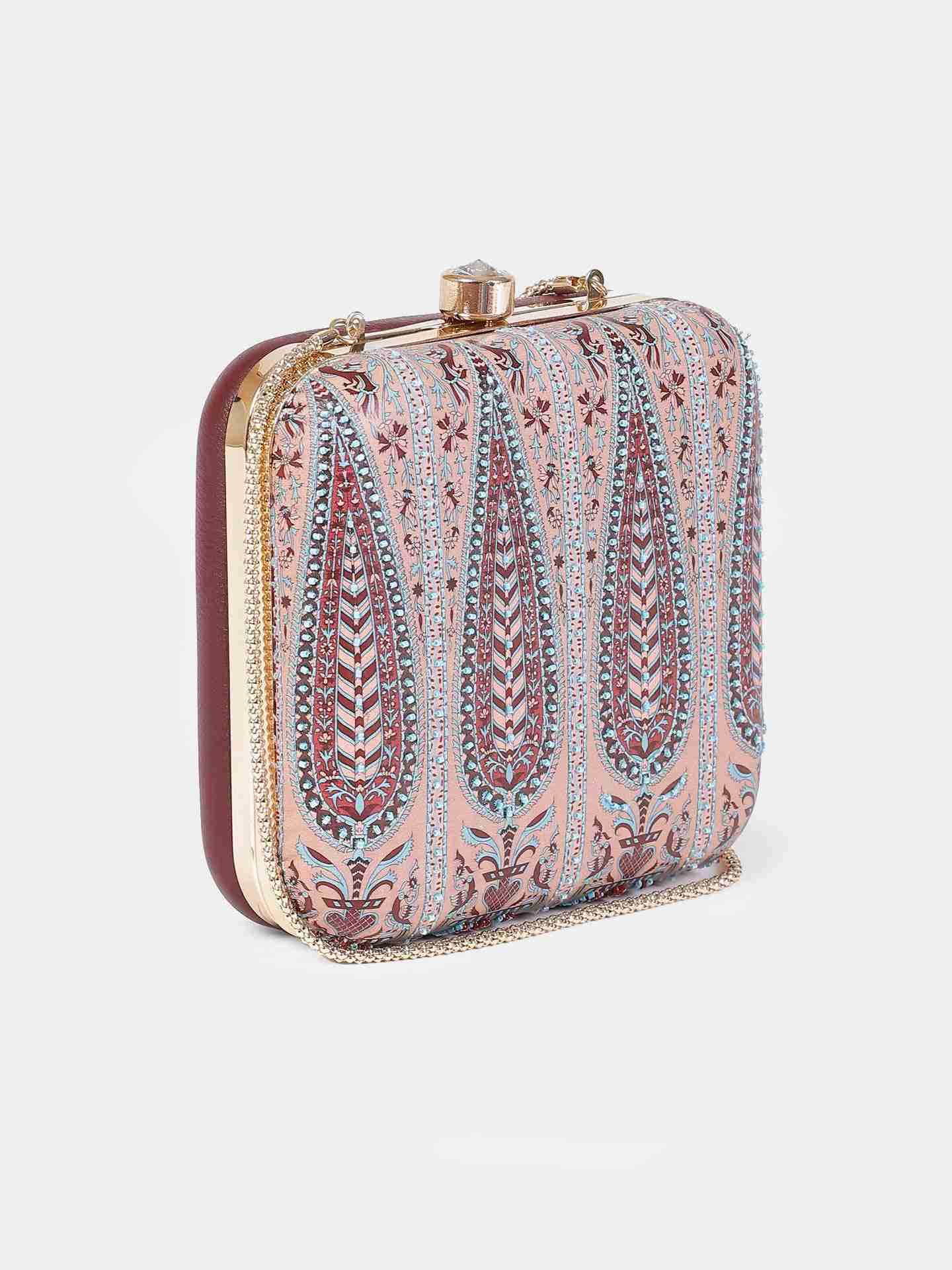 Multi-Color Kula Leather Clutch