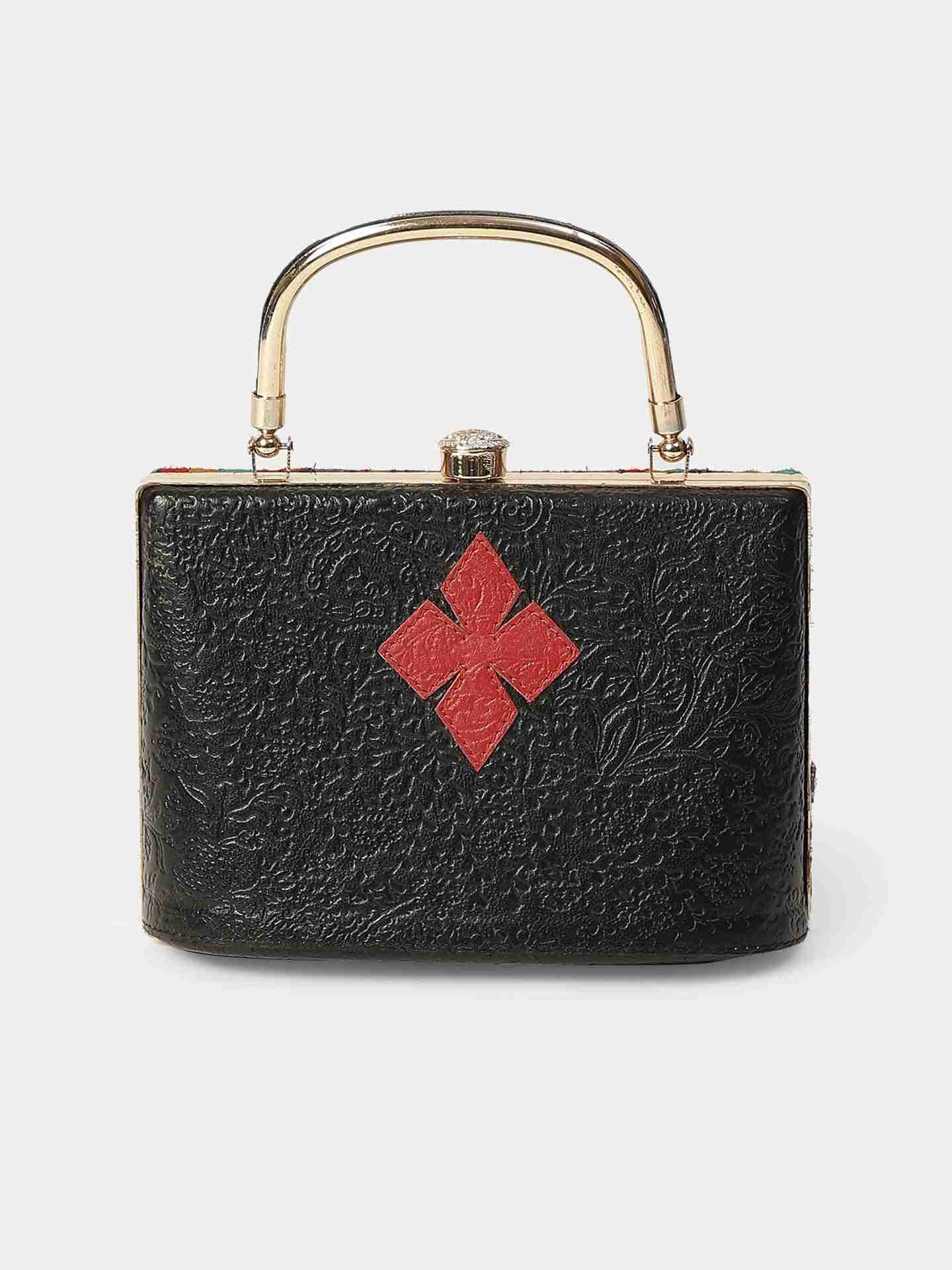 Multi-Color Shamiyana Leather Clutch