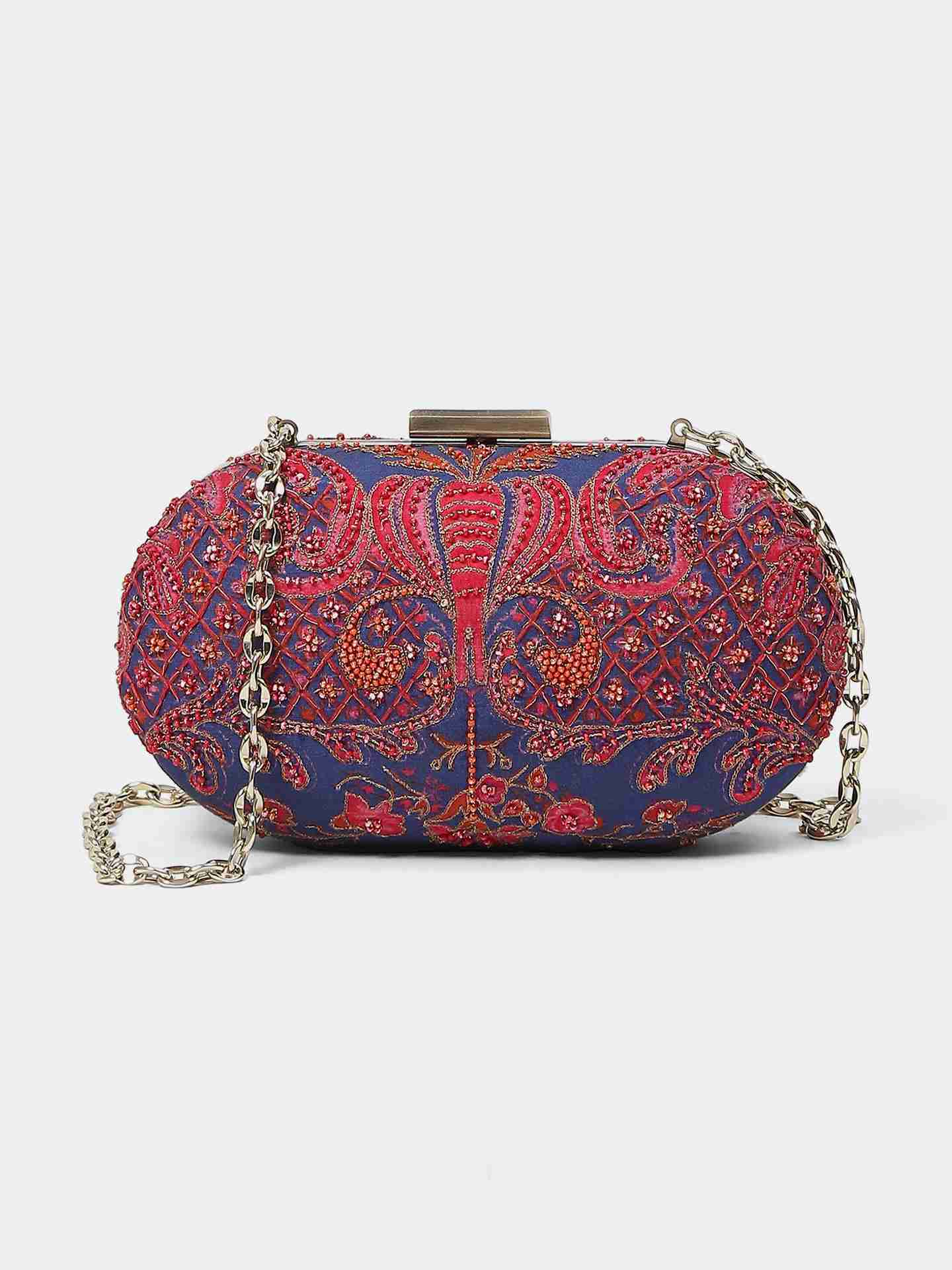 Blue Fuchsia Zuri Clutch