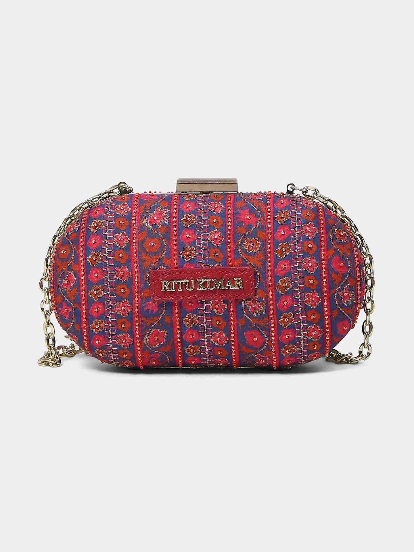 Blue Fuchsia Zuri Clutch