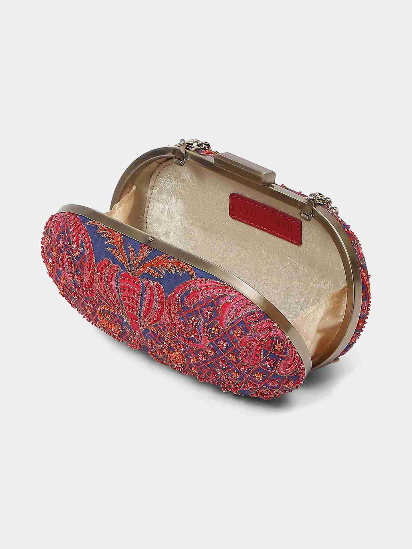 Blue Fuchsia Zuri Clutch