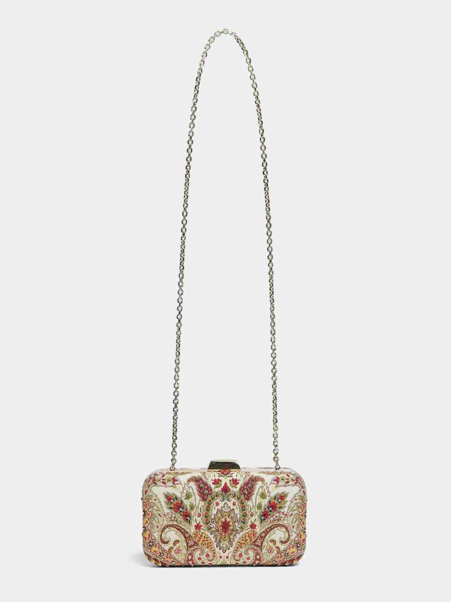 Ivory Diya Clutch