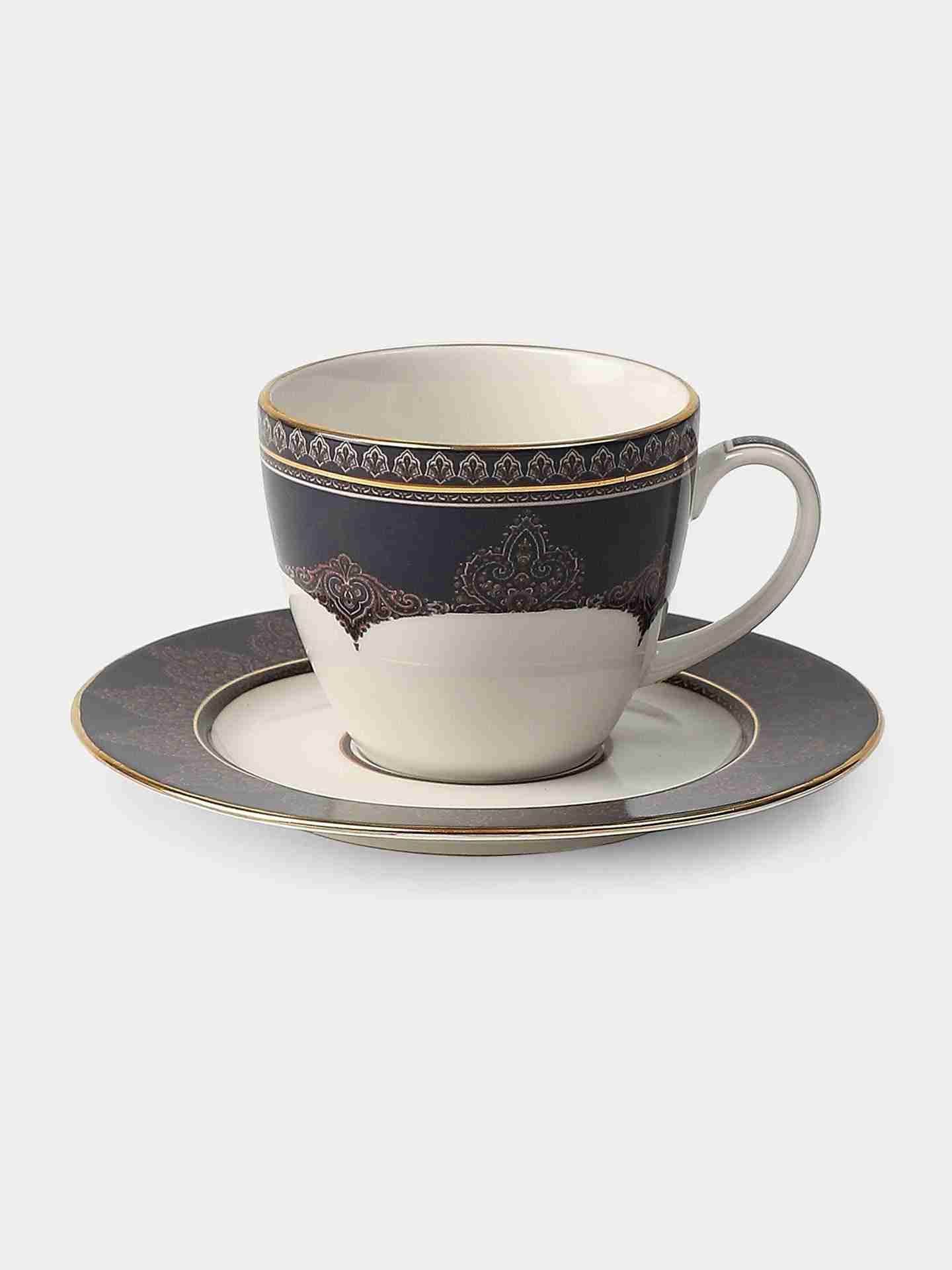 Blue Jaamevar Cup Set (Set Of 2)