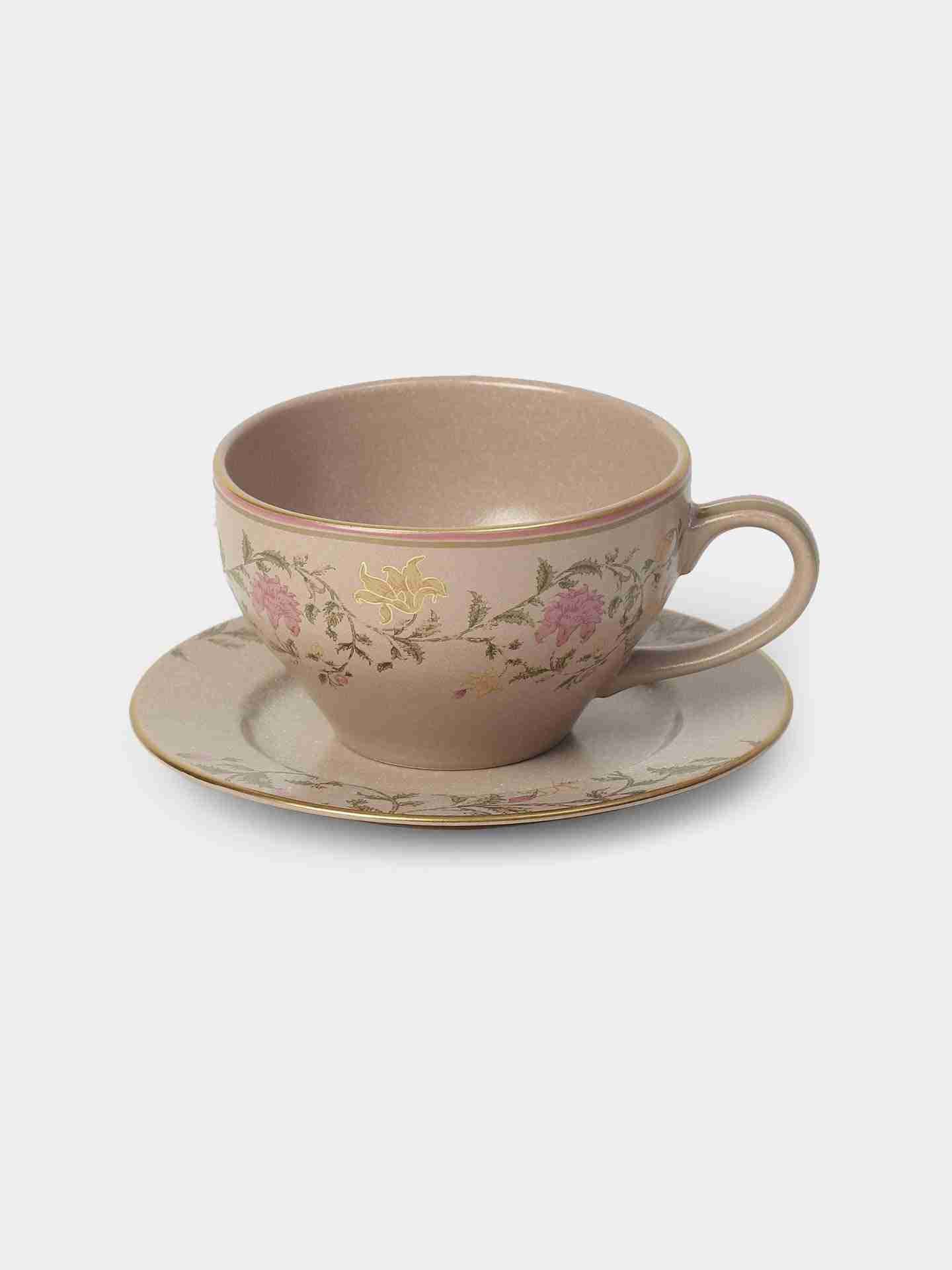 Pink & Beige Koshambi Cup Set (Set Of 2)