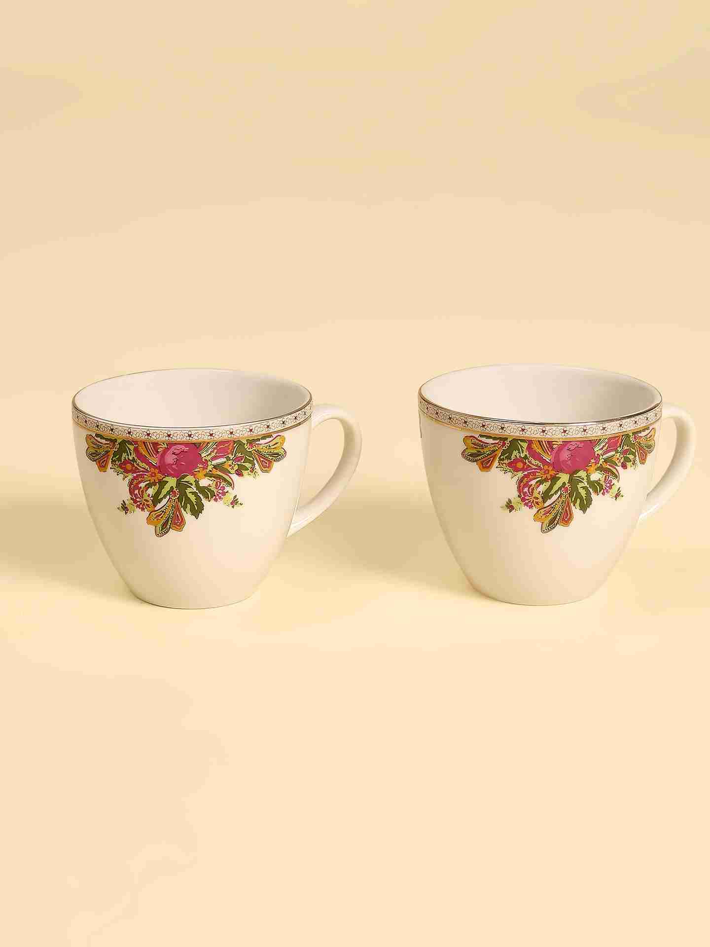 Multicolor Babushka Cup And Saucer