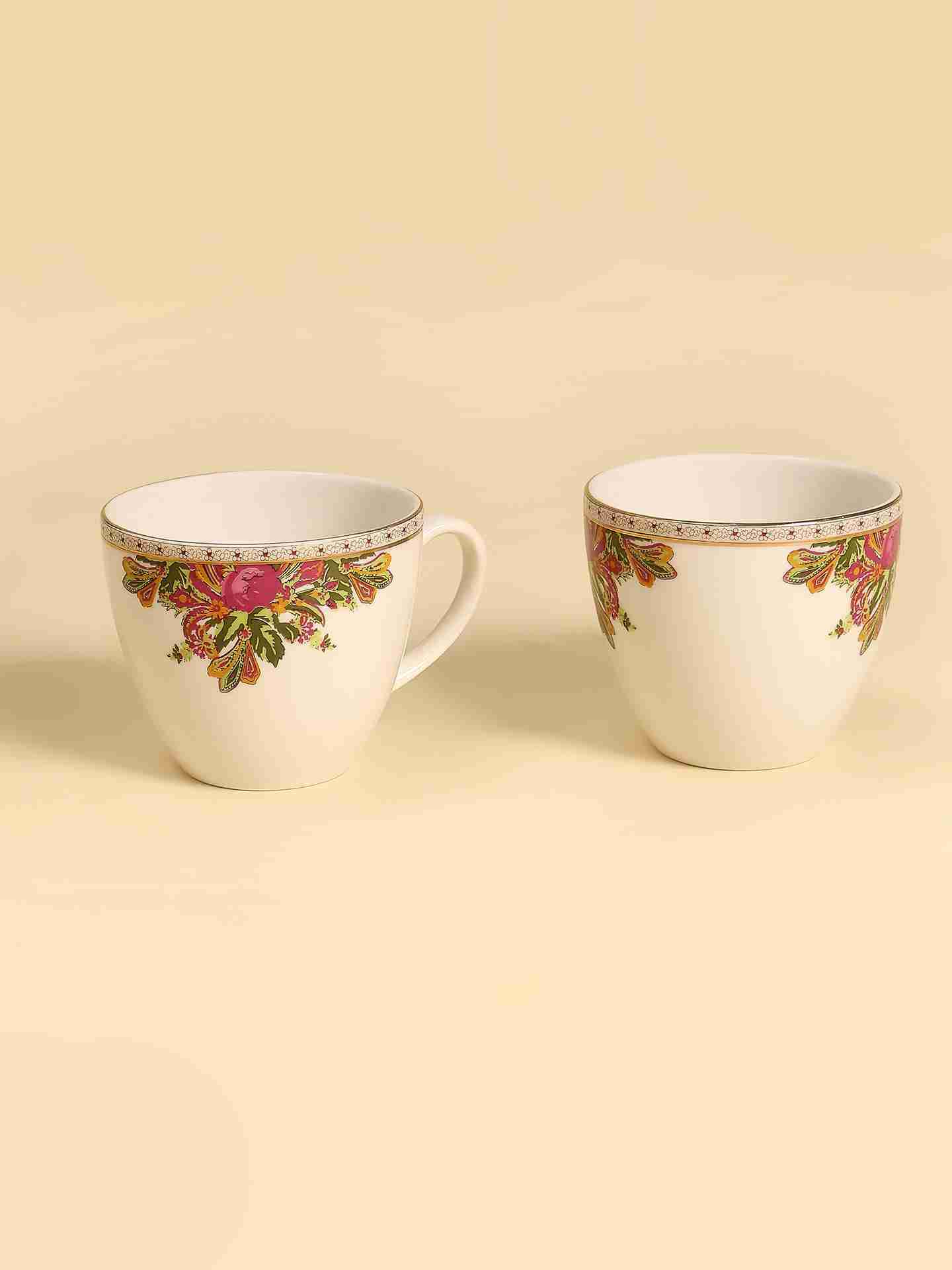 Multicolor Babushka Cup And Saucer