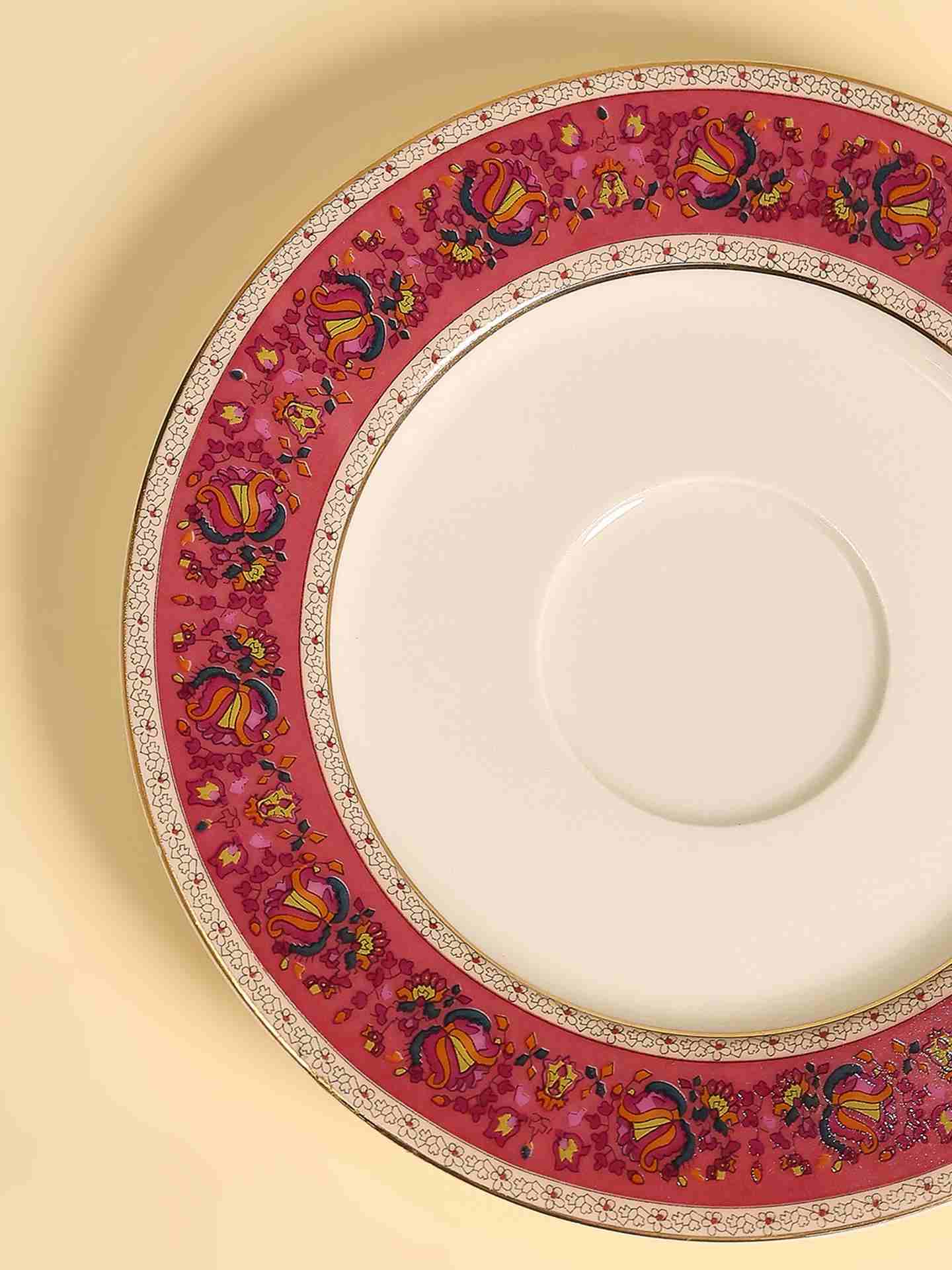 Multicolor Babushka Cup And Saucer