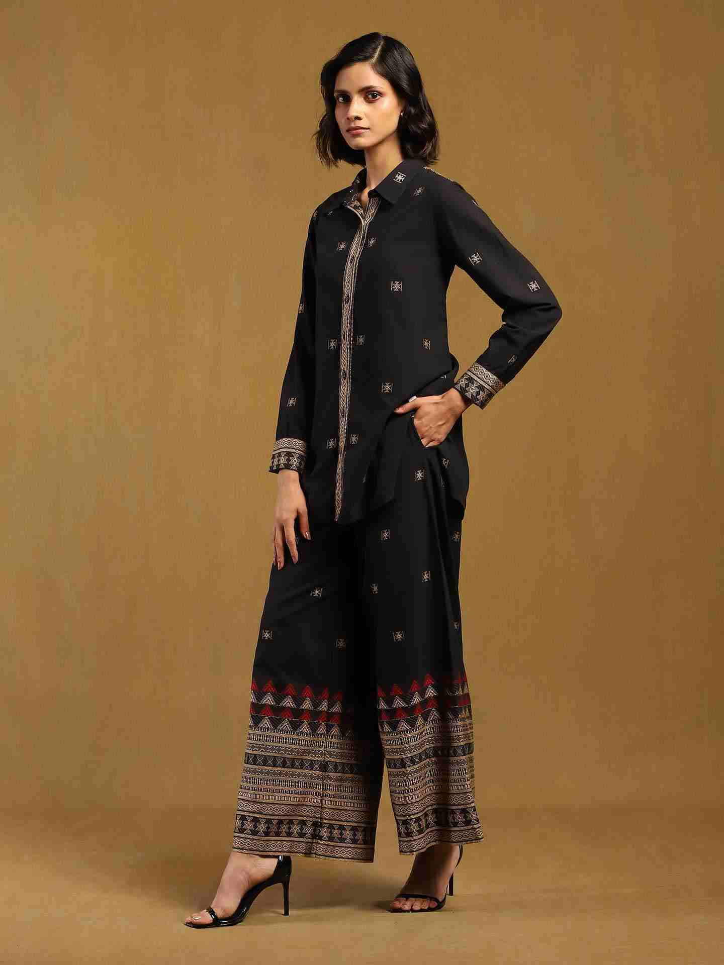 Black Aurelia Co-Ord Set