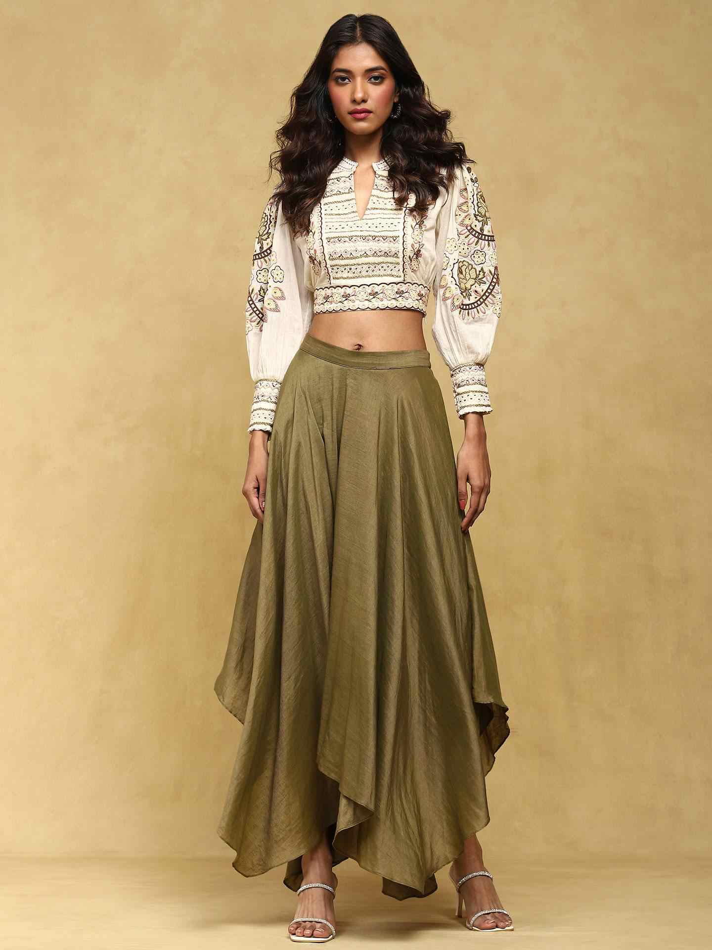 Off White Margot Cotton Co-Ord Set