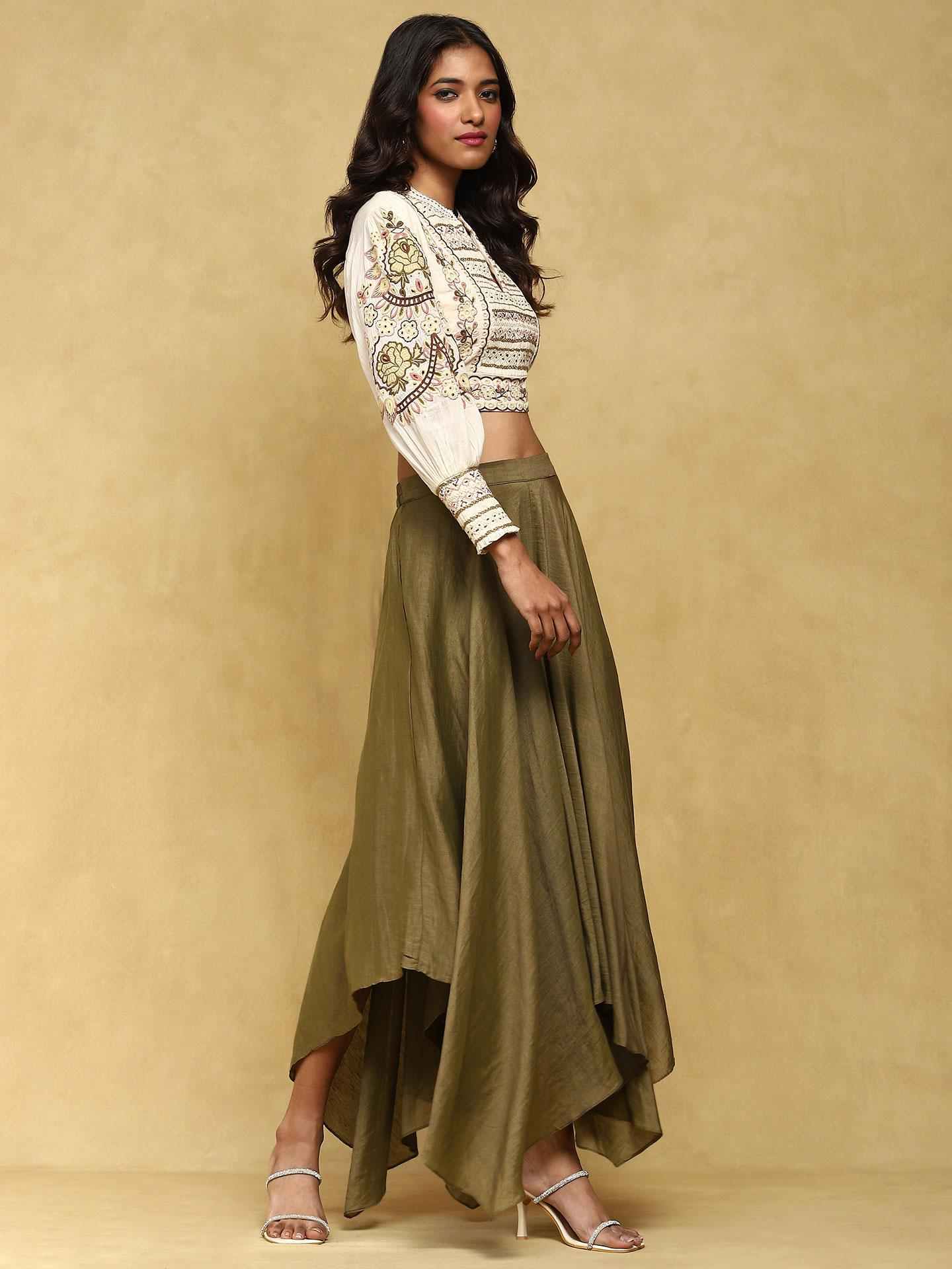 Off White Margot Cotton Co-Ord Set