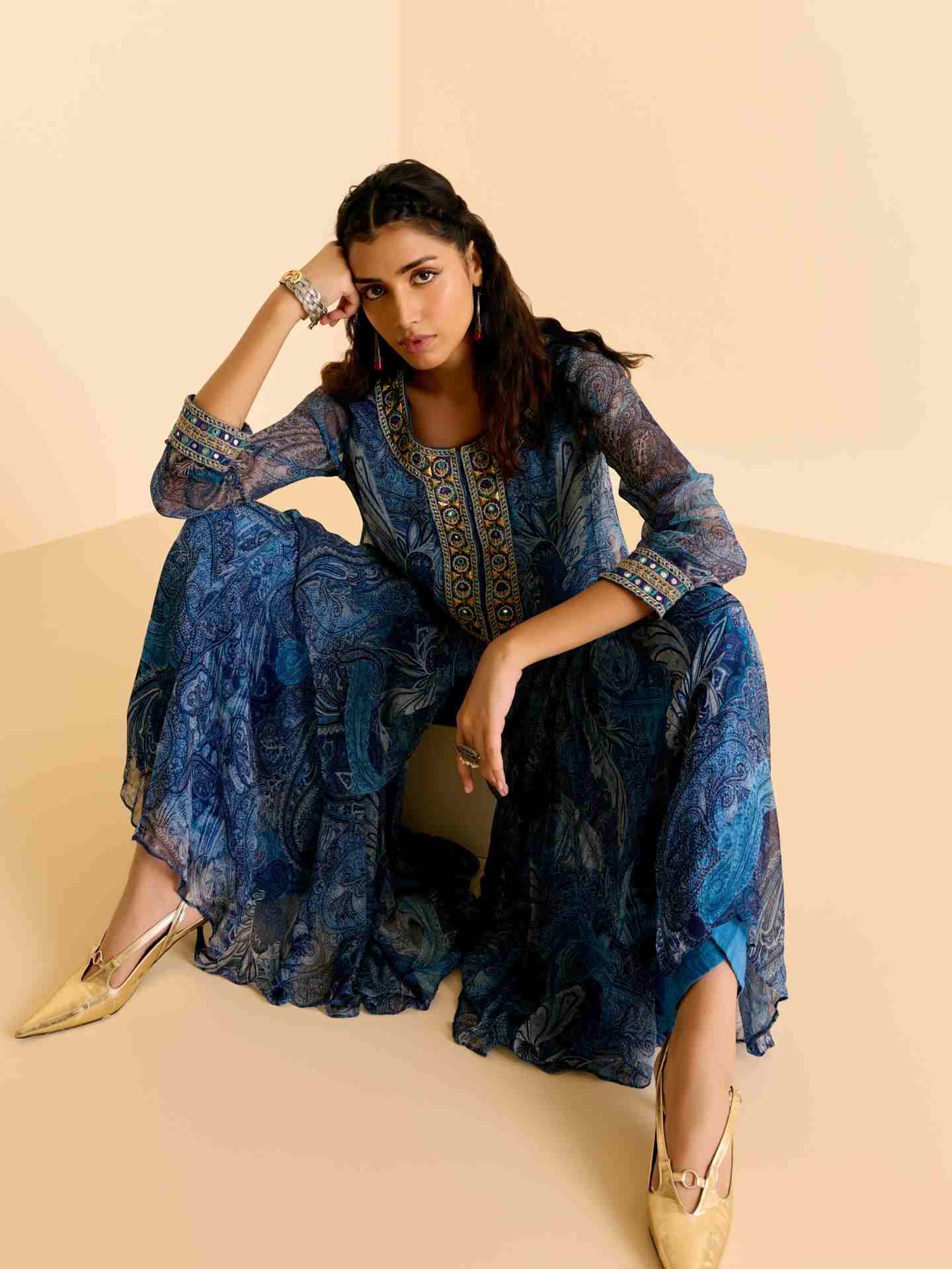 Blue Giva Co-Ord Set