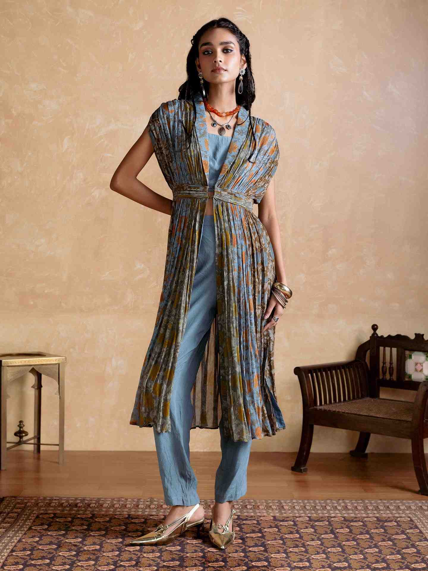 Blue Ruhaani Co-Ord Set