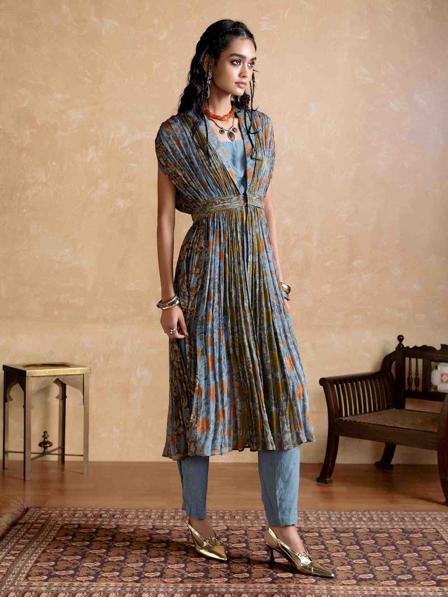 Blue Ruhaani Co-Ord Set