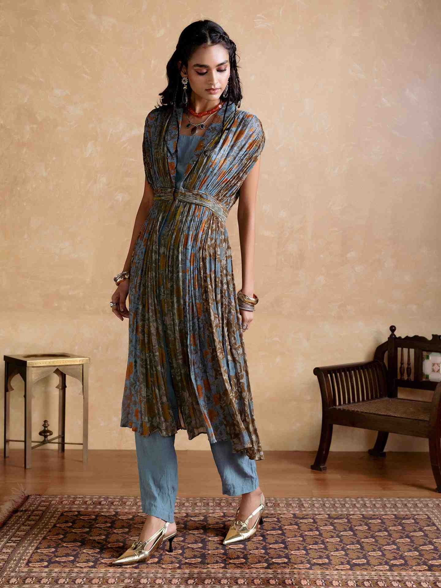 Blue Ruhaani Co-Ord Set