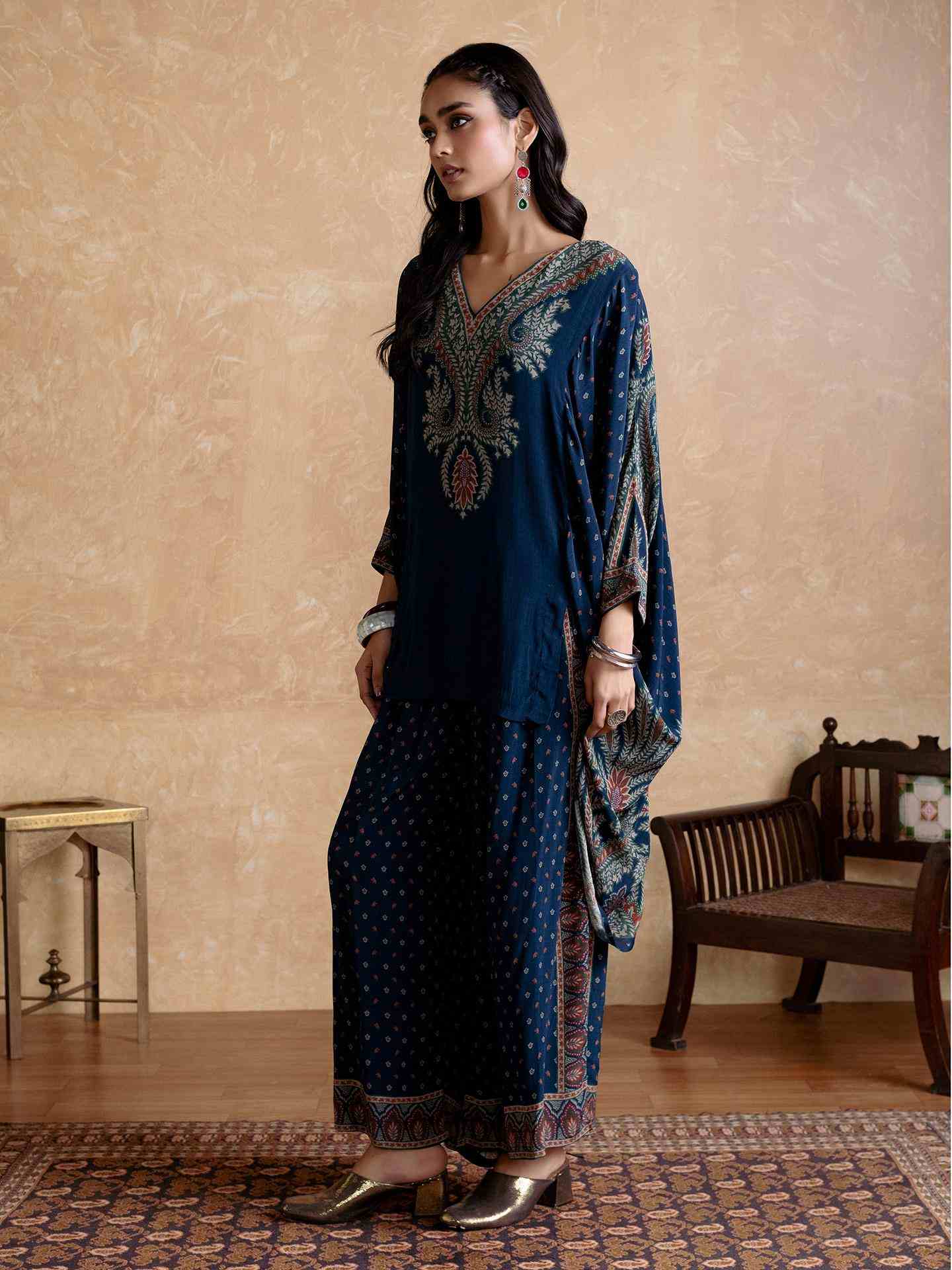 Blue Arith Co-Ord Set