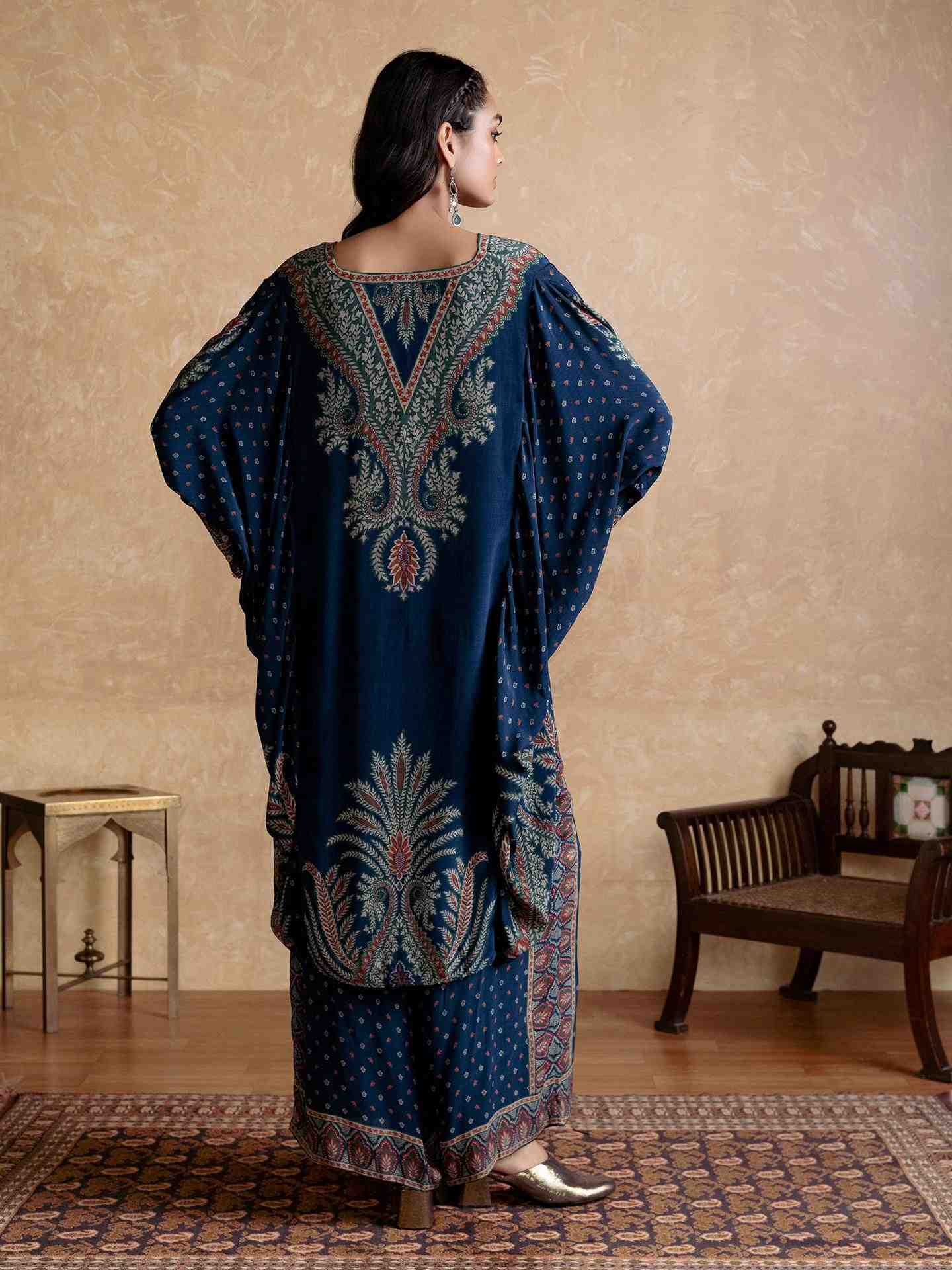 Blue Arith Co-Ord Set