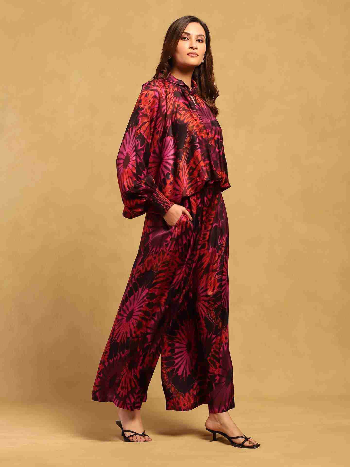 Red Hriday Co-Ord Set