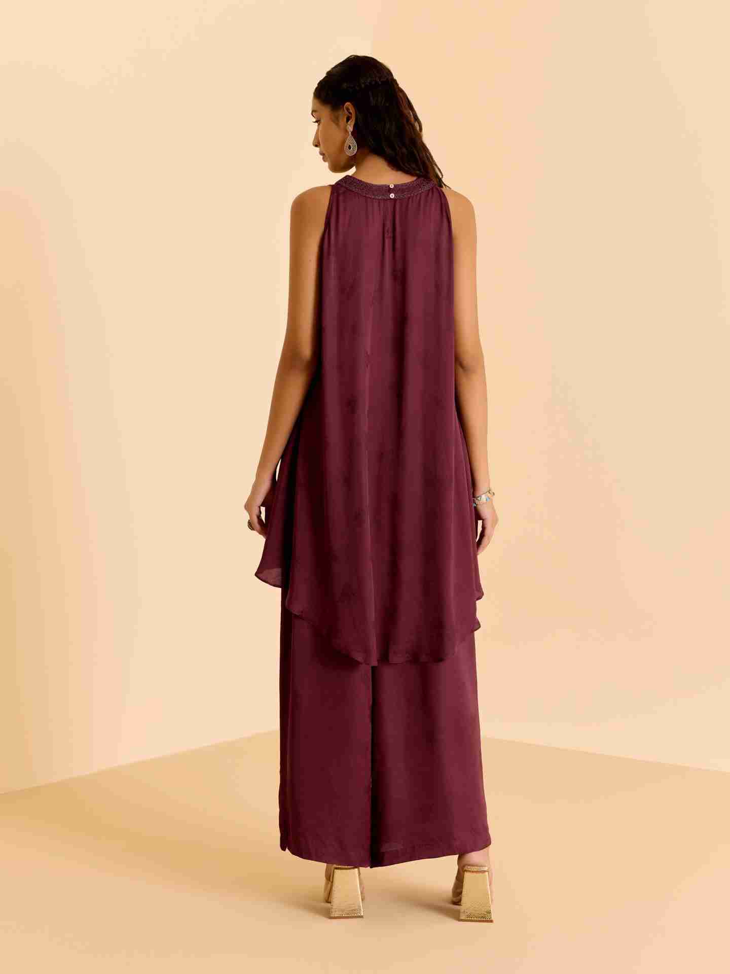 Purple Eden Solid Co-Ord Set