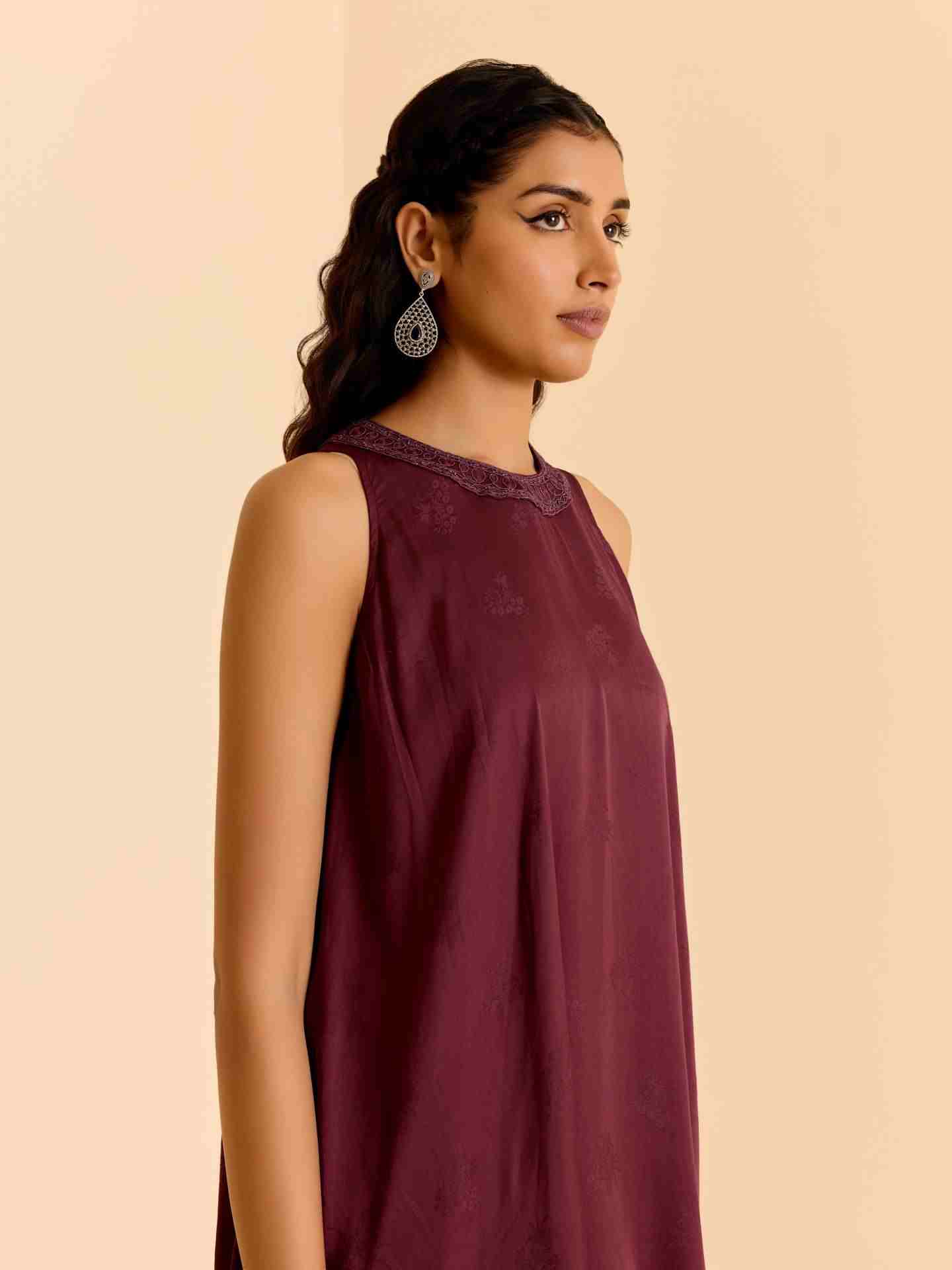 Purple Eden Solid Co-Ord Set