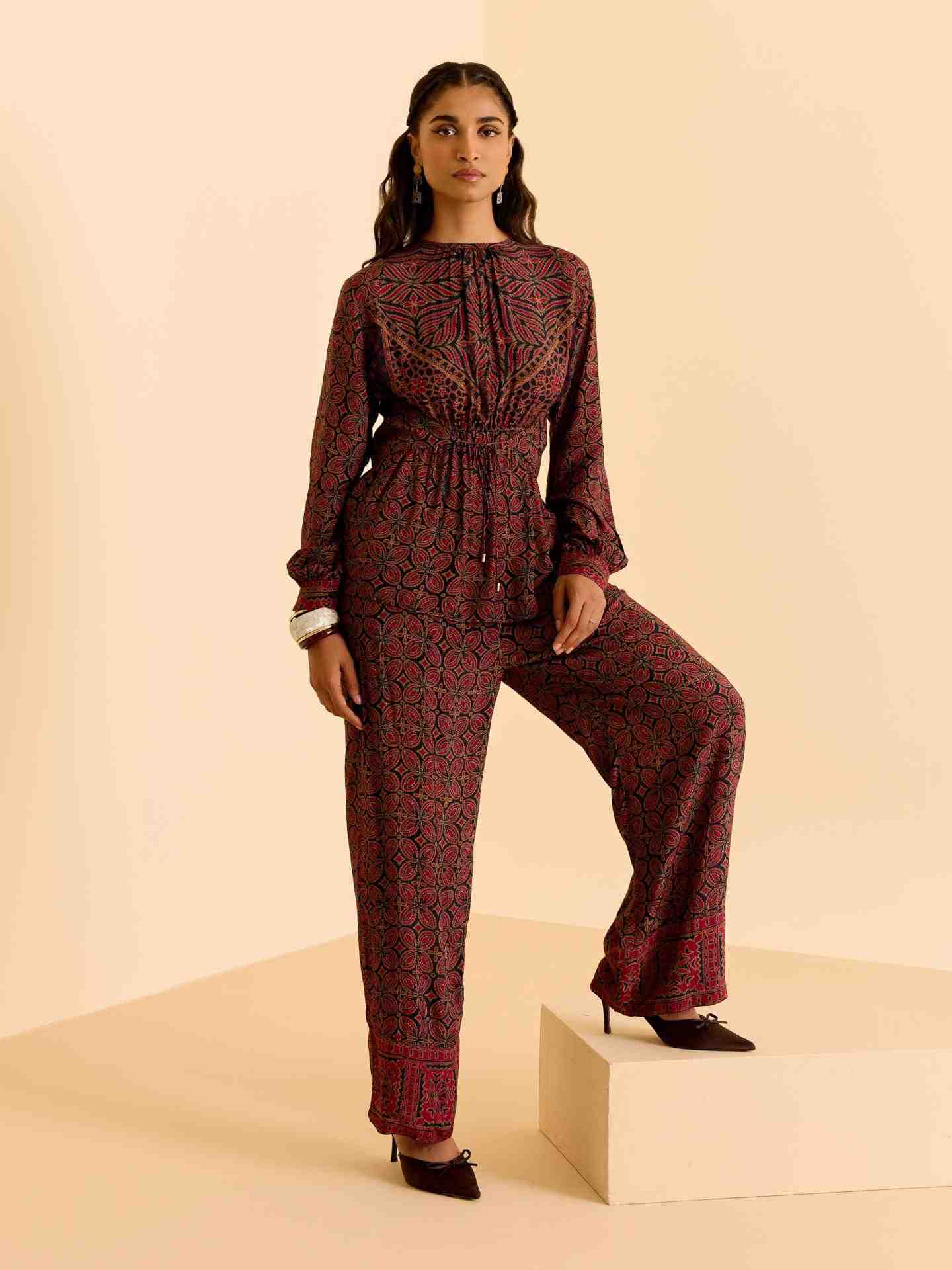 Black Kiran Co-Ord Set