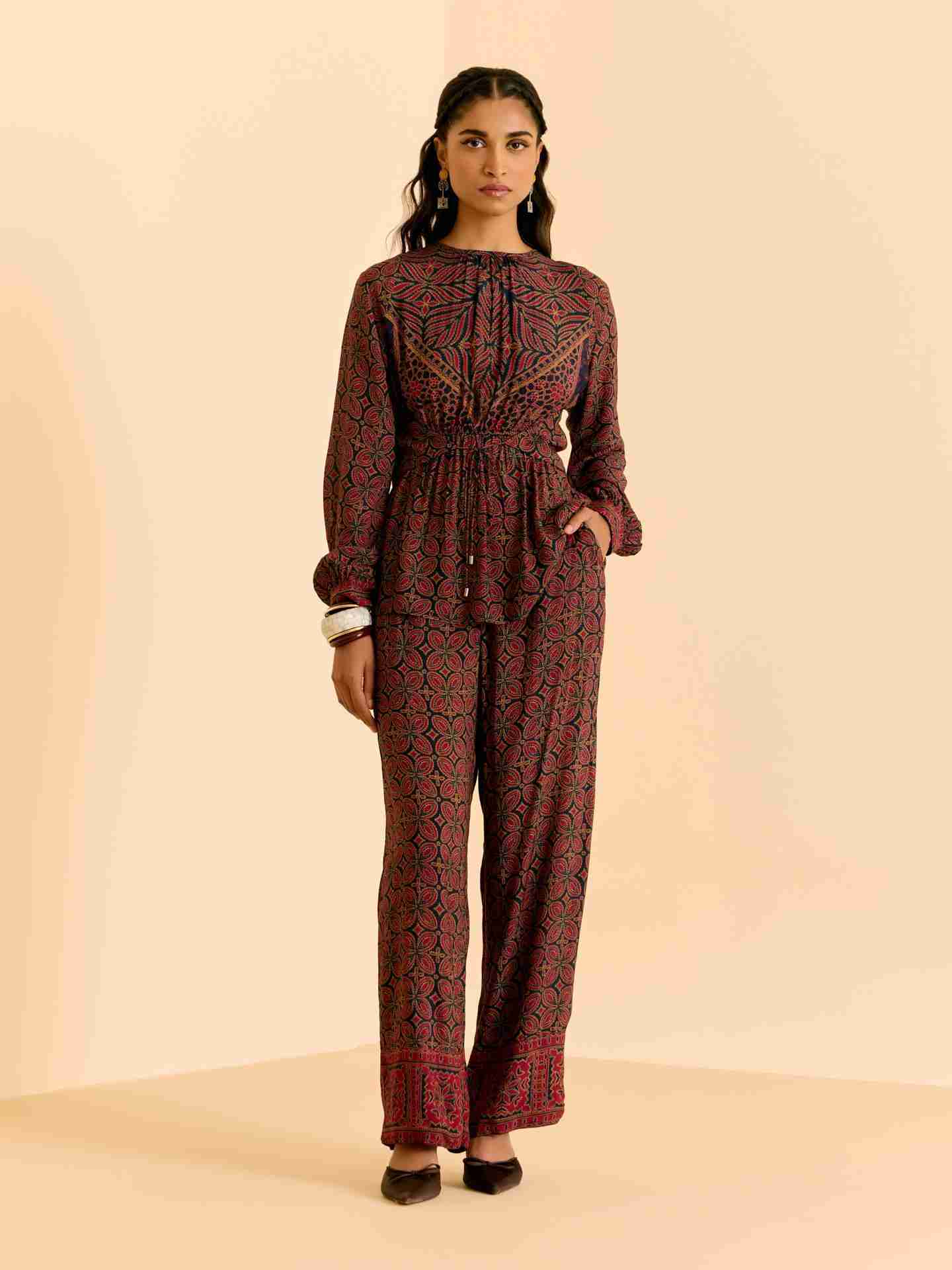 Black Kiran Co-Ord Set