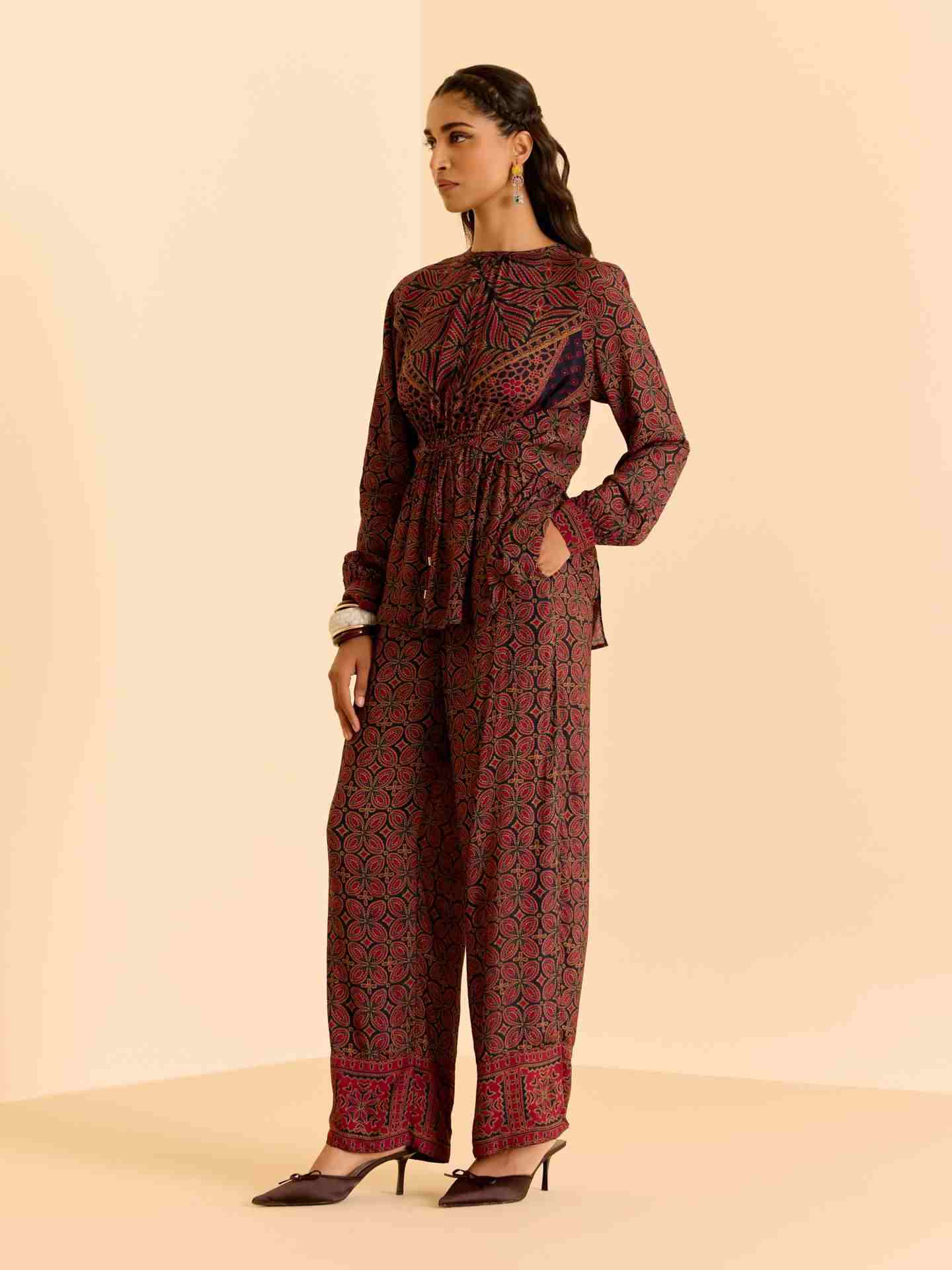 Black Kiran Co-Ord Set