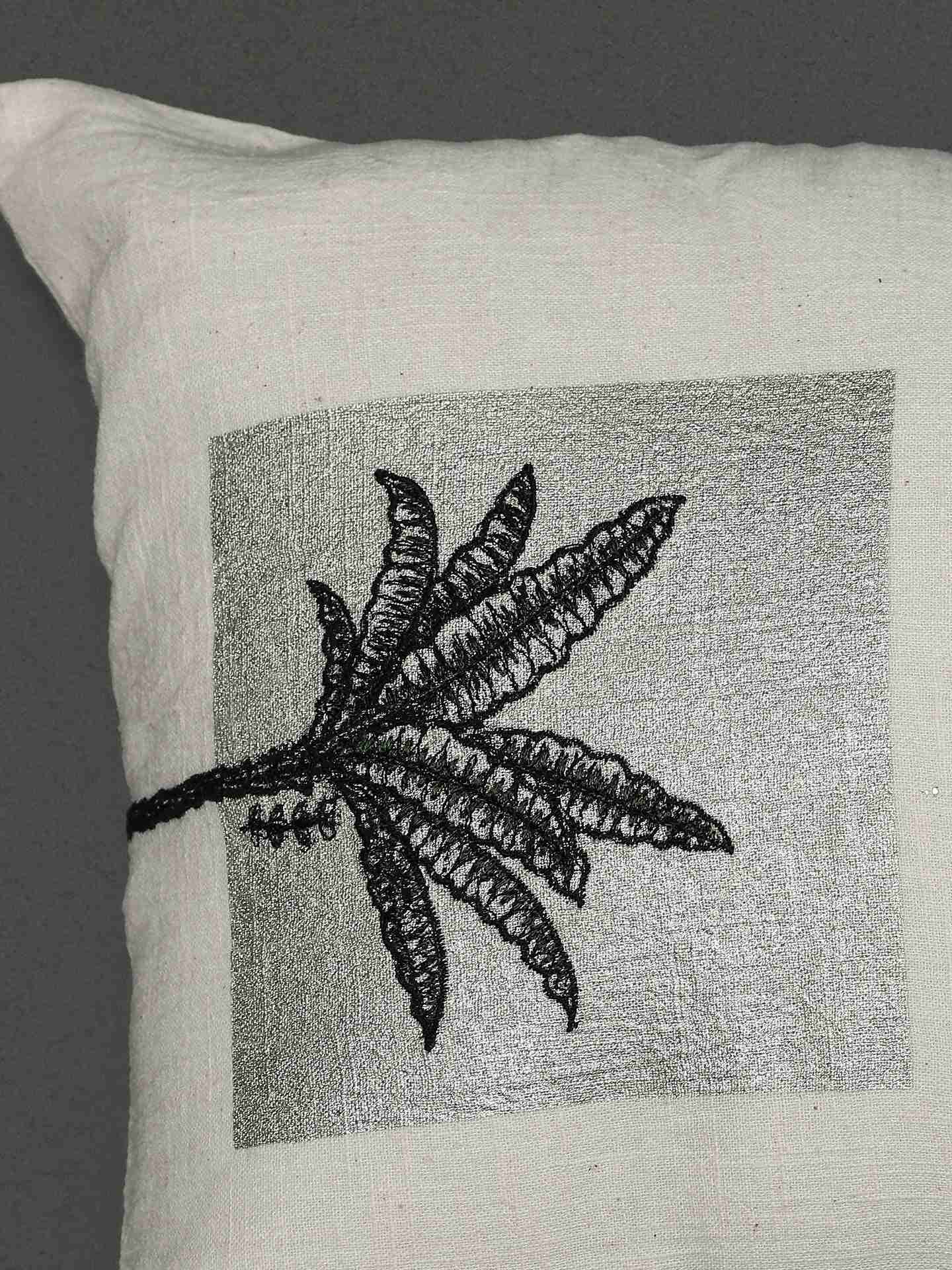 Ivory Cochin Rectangle Cotton Cushion