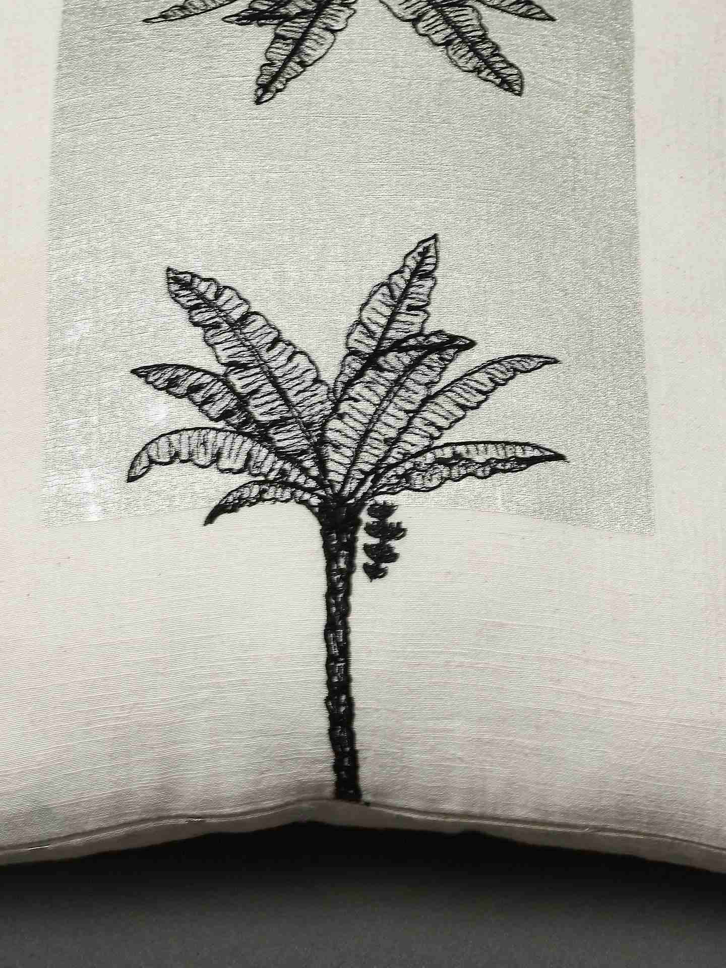 Ivory Cochin Square Cotton Cushion