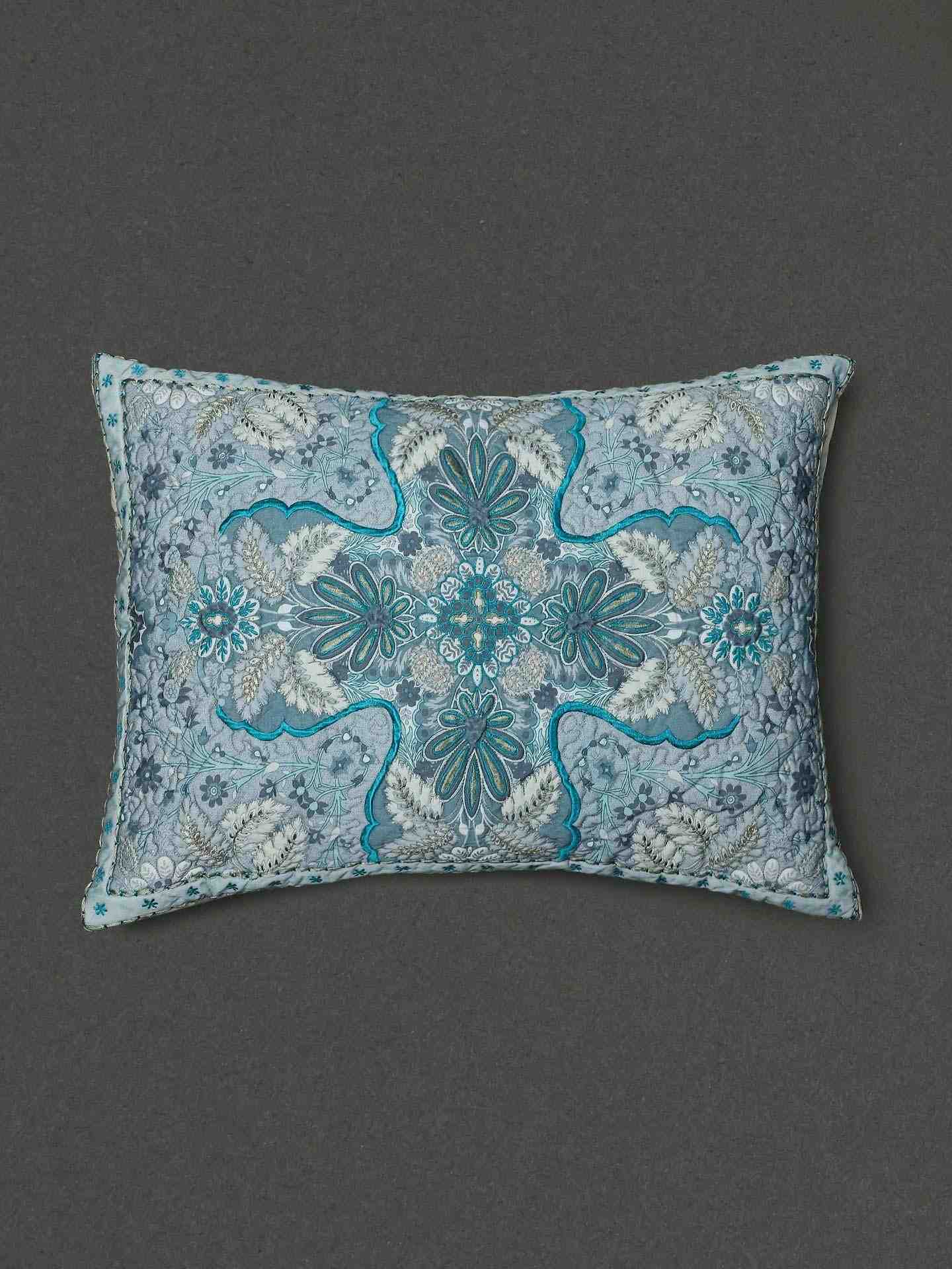 Turq Villa Cotton Rectangle Cushion