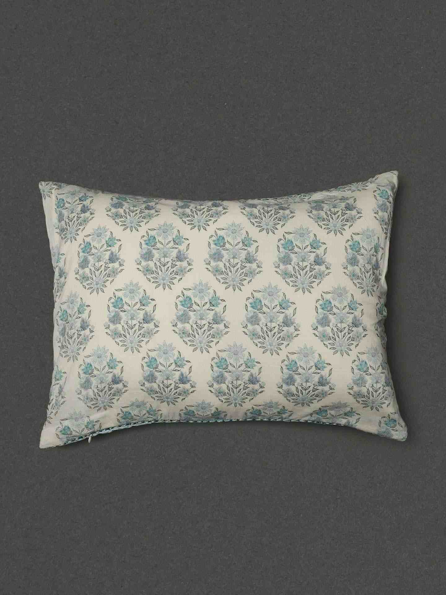 Turq Villa Cotton Rectangle Cushion